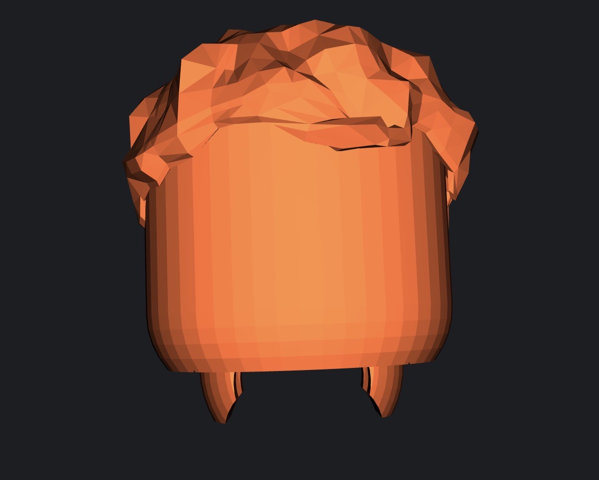 Shedletsky Head And Fried Chicken For FanbloxCompany