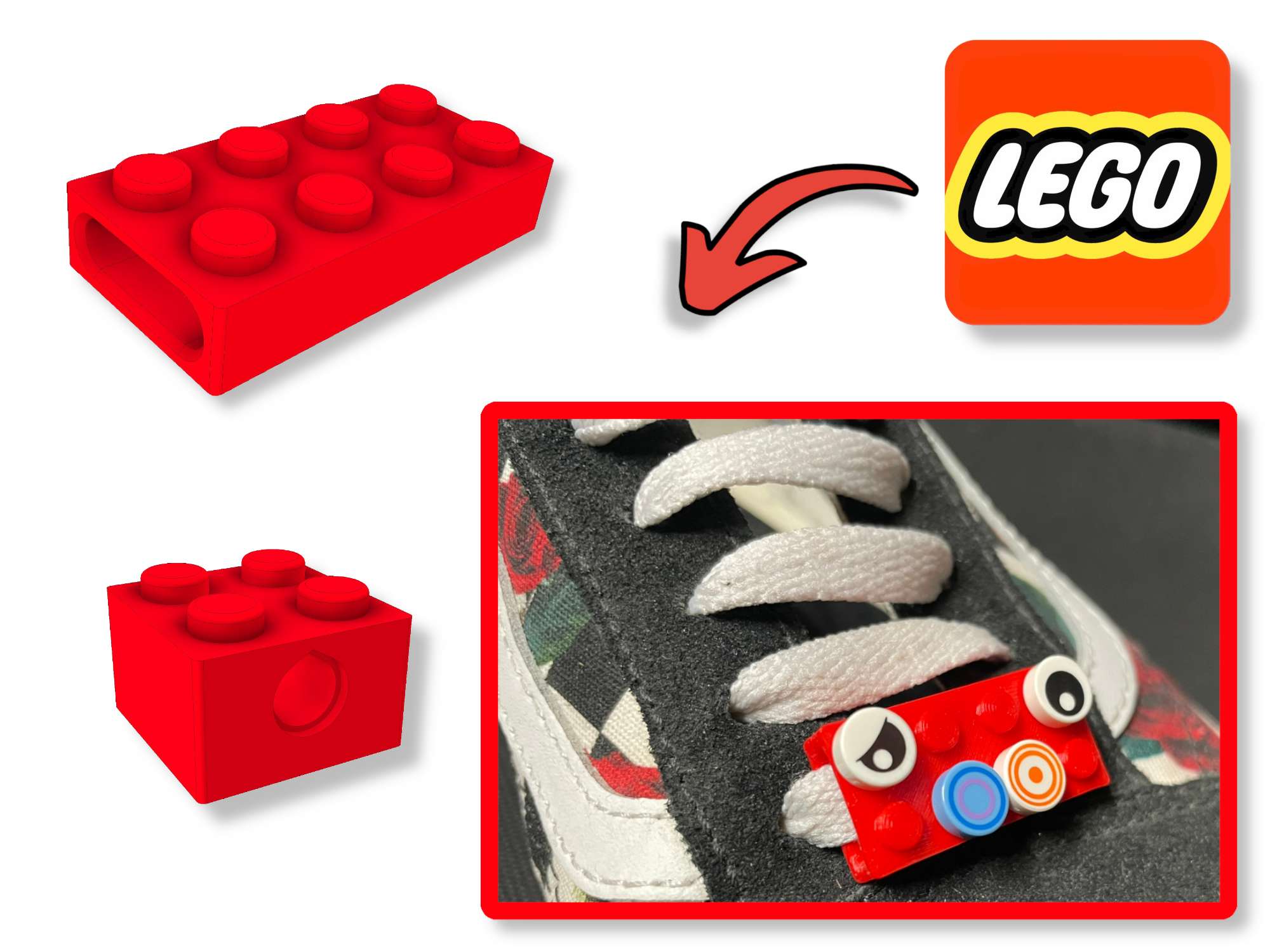 Lego compatible beads