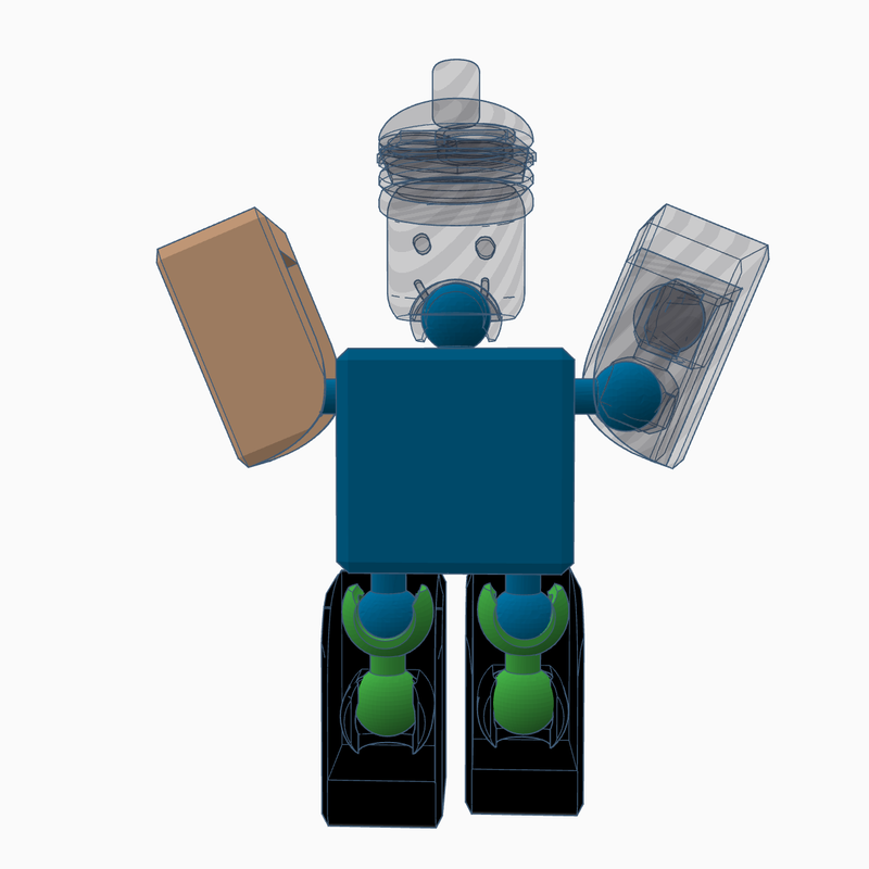 007n7/FORSAKEN, articulated roblox figure by Staszek 3d print fan ...