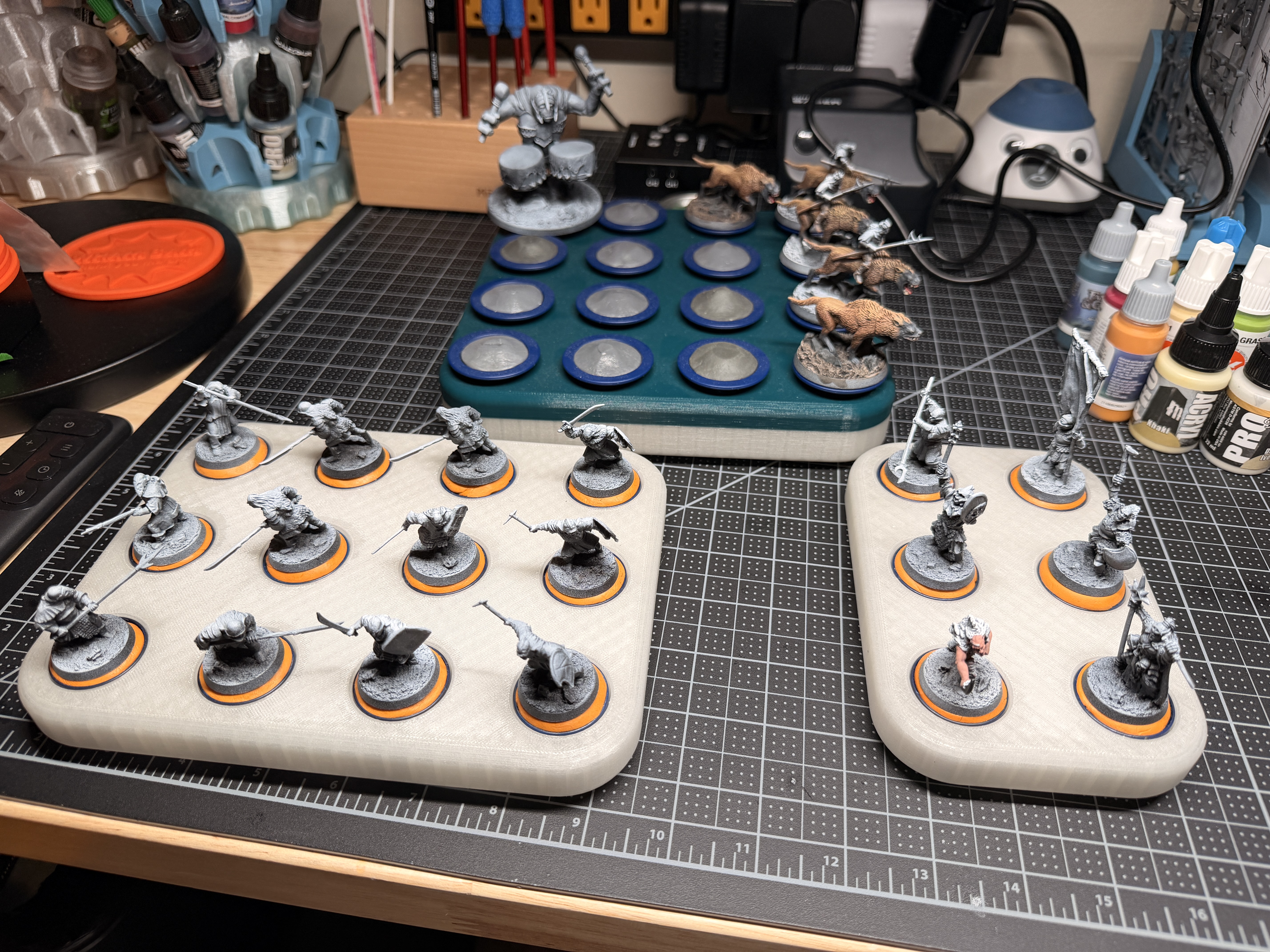 Redgrass Creative Painting Handle Cap Trays