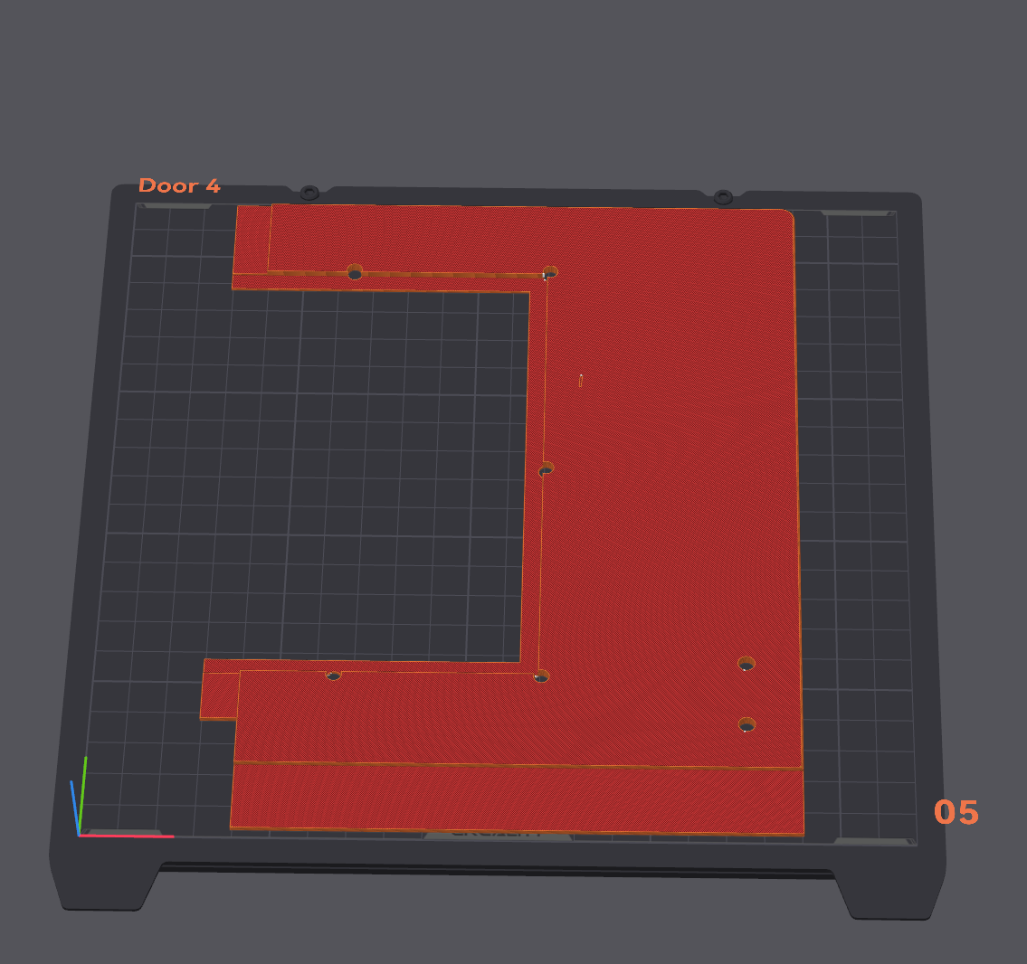 Door top right without gauge and perfectly flat