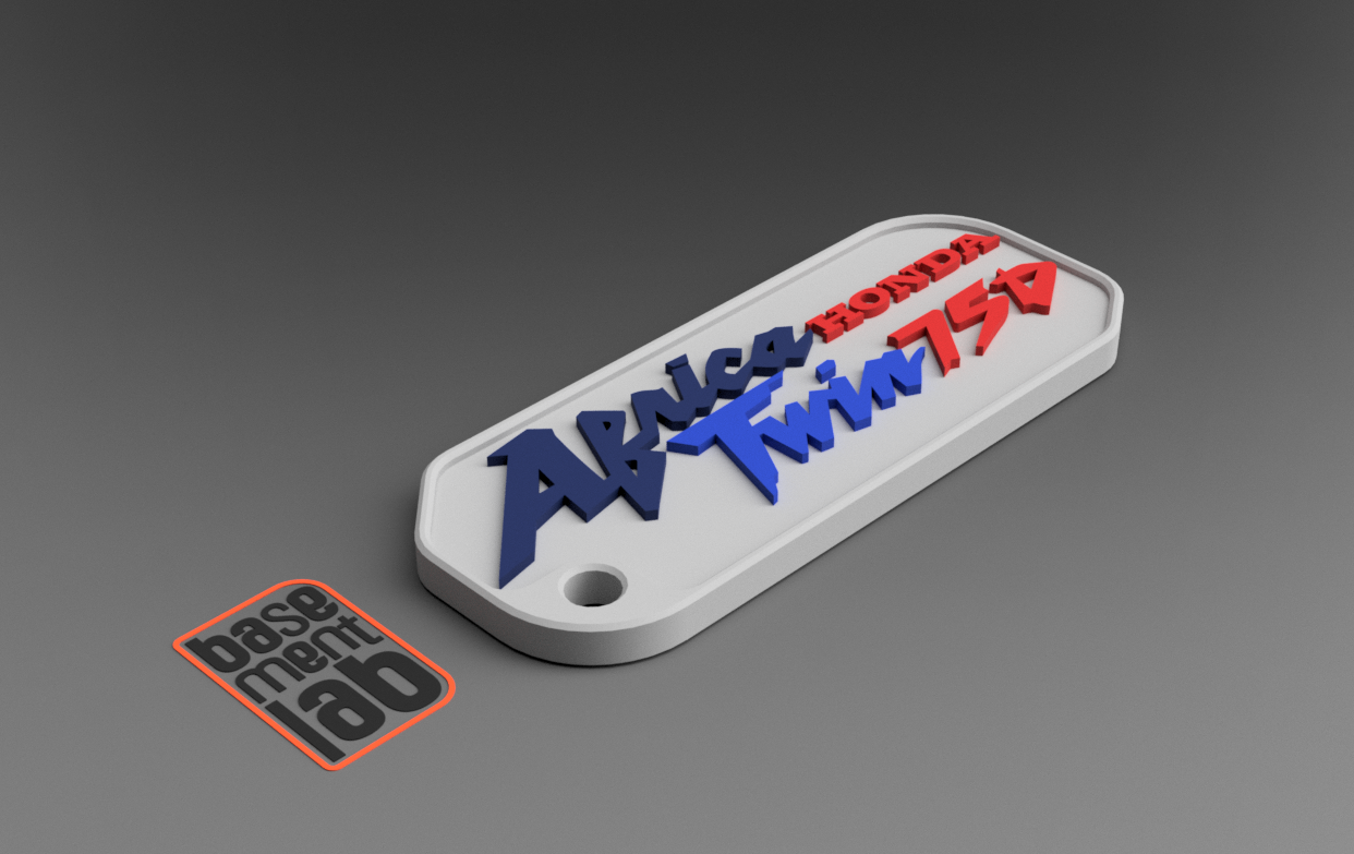 Africa Twin 750 Honda Type 2/2A - Keychain - Portachiavi - Porte-clés - 钥匙链 - Schlüsselanhänger