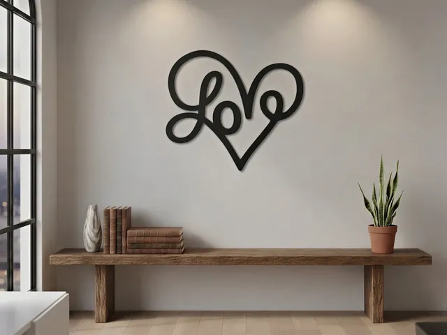 Love Heart wall decoration