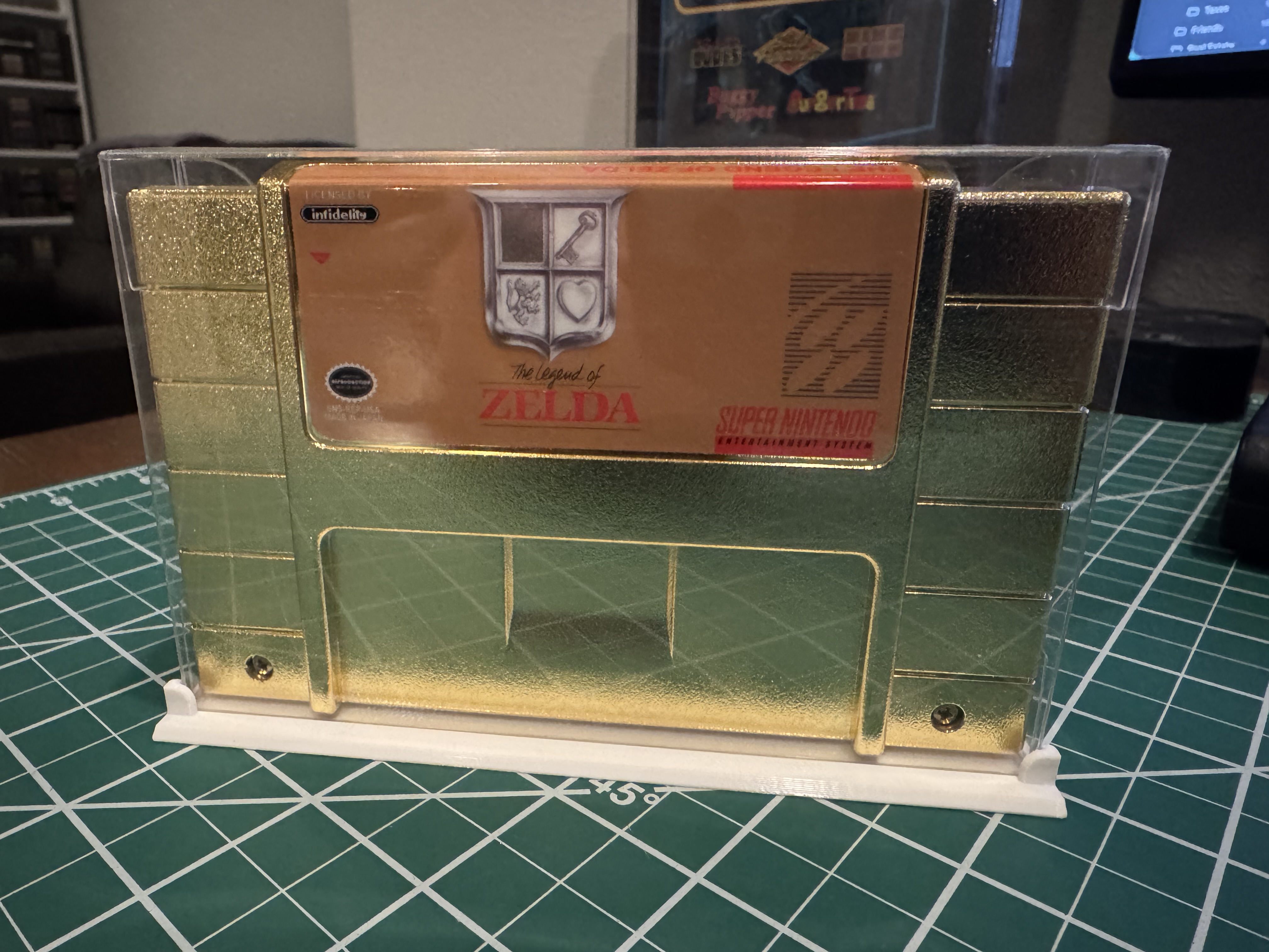 SNES cart dustbox stand