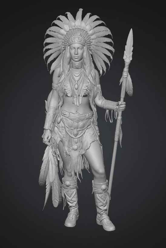 Feathered Summit Warrior