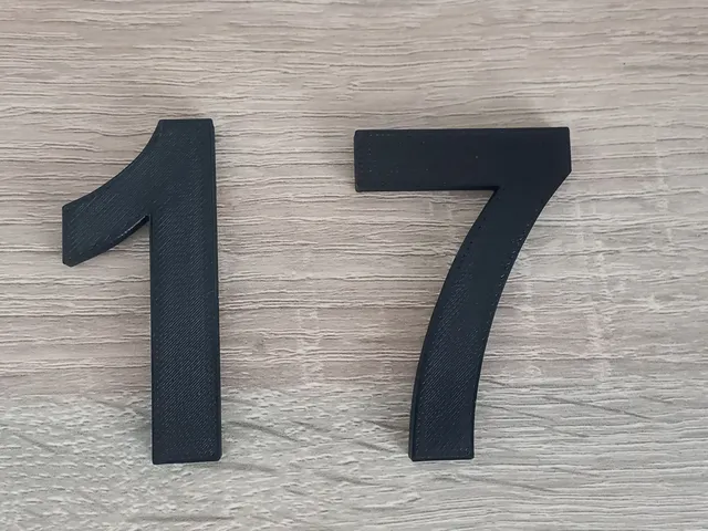 number 1 and 7