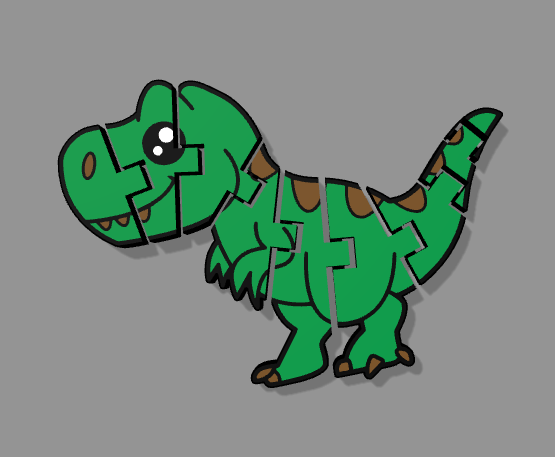 flexi dinosaur