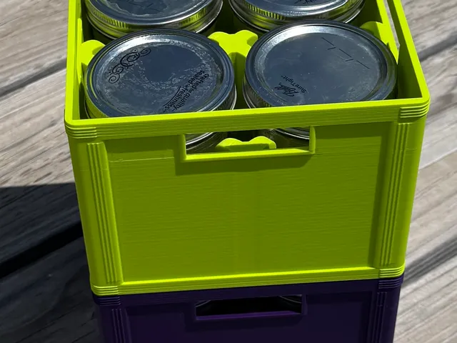 Pint Wide Mouth Jar Beer Crate