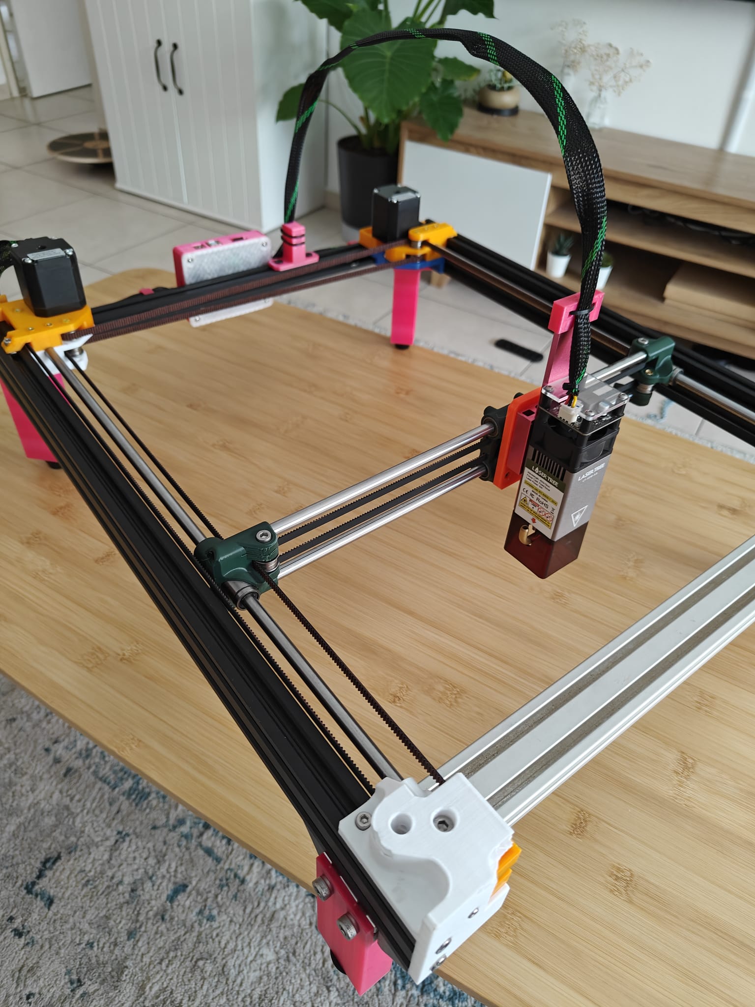 E3NG-Based CoreXY Laser Engraver