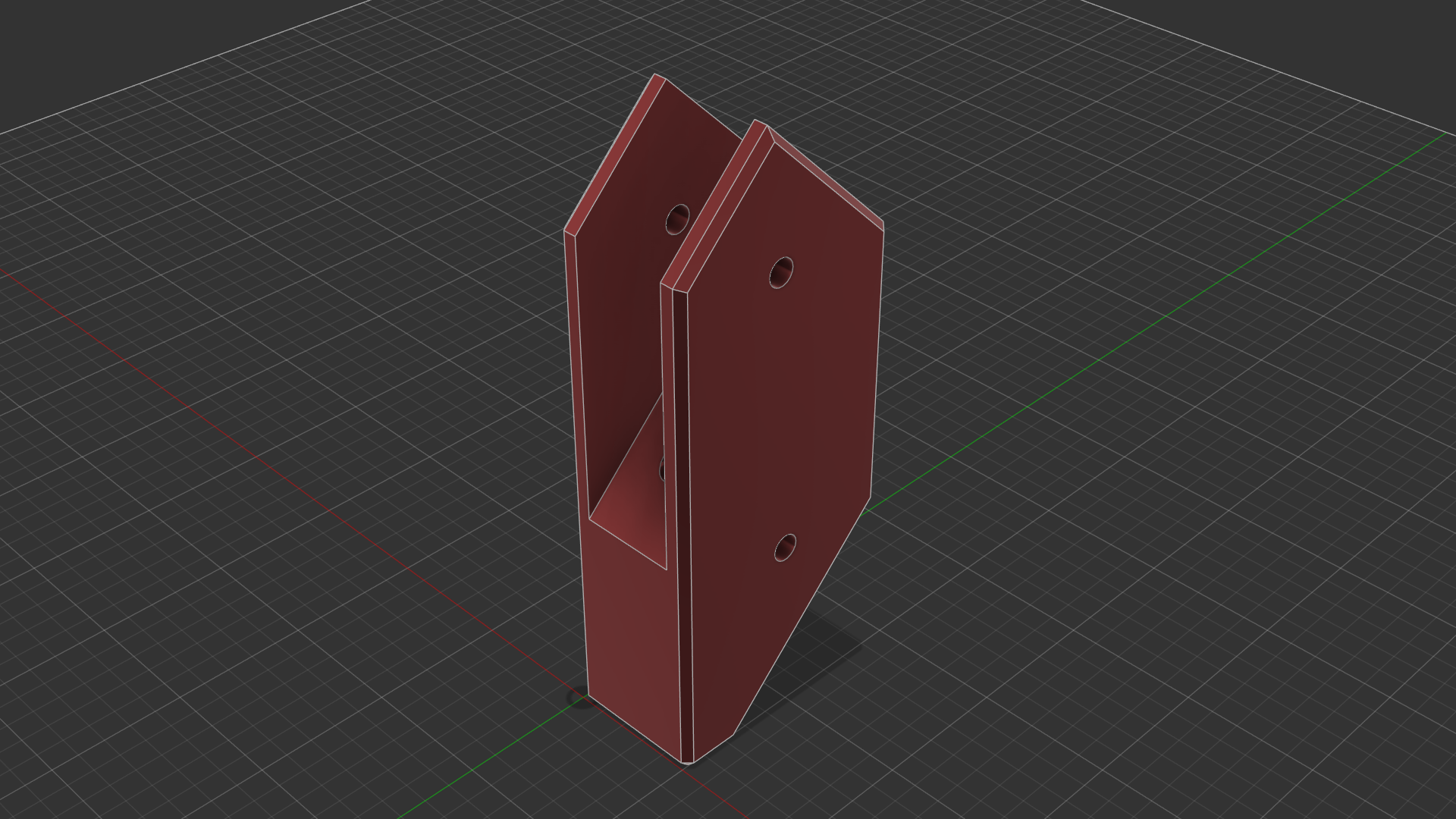 1x2 Wood Diagonal Connector