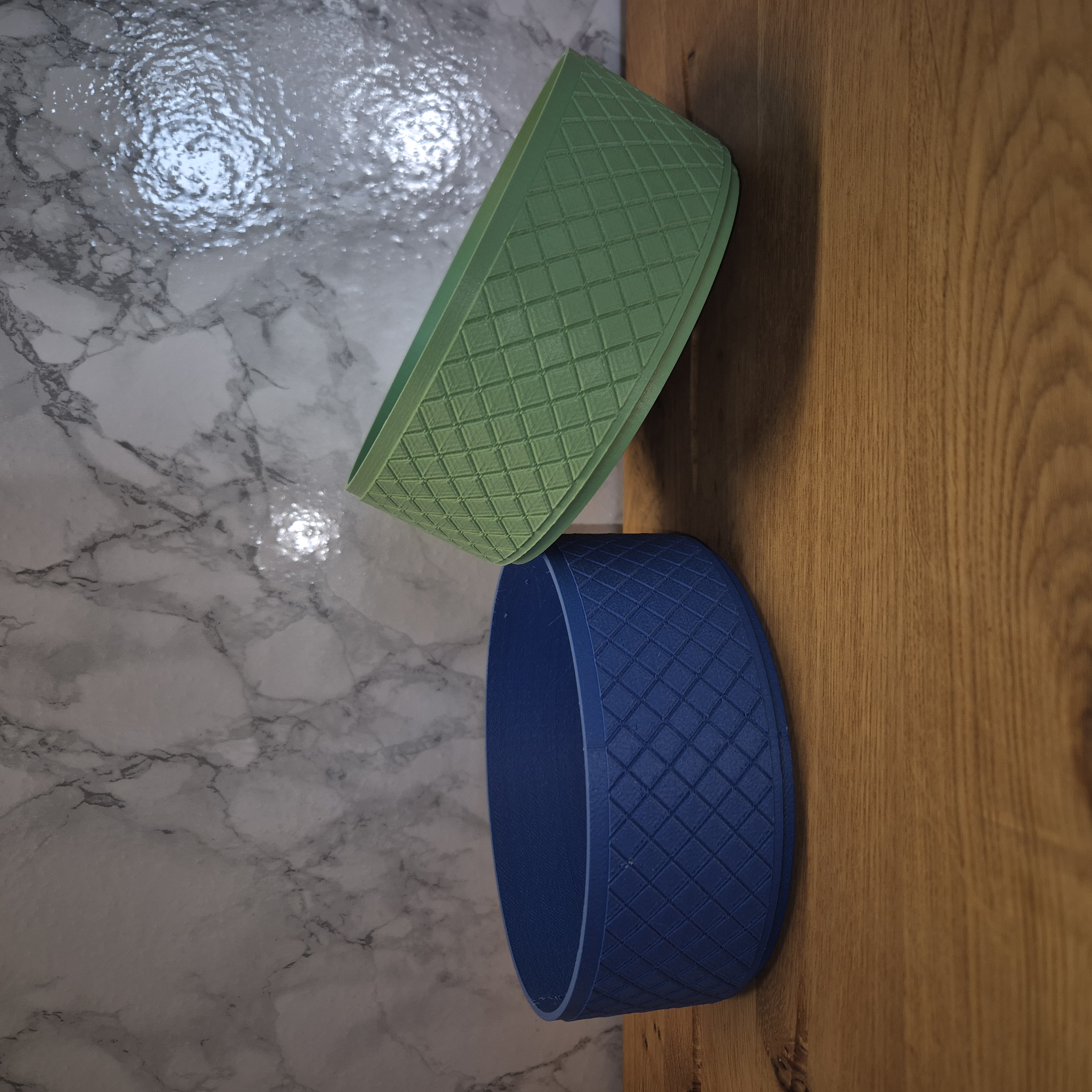 Bowl with Small Square Tiles