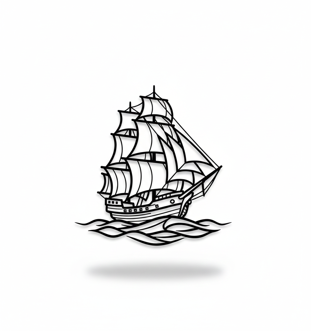 Universal Ship wall decoration
