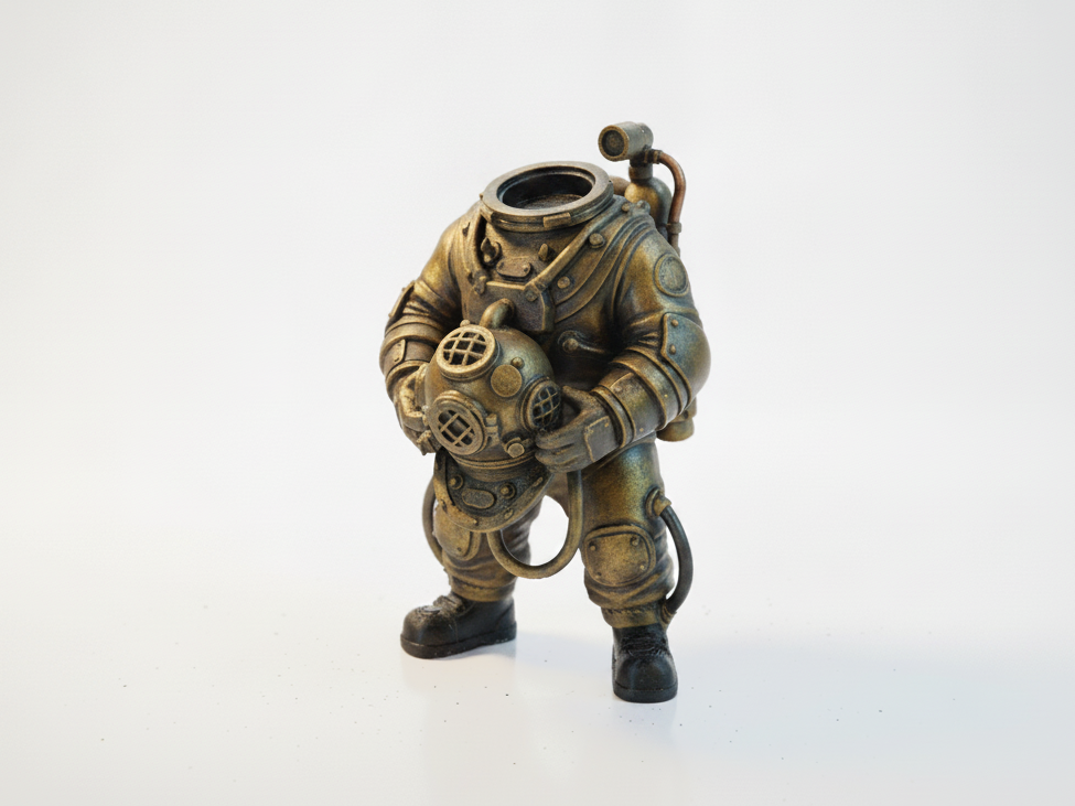 Headless Diver Astronaut Figurine 3D Printable