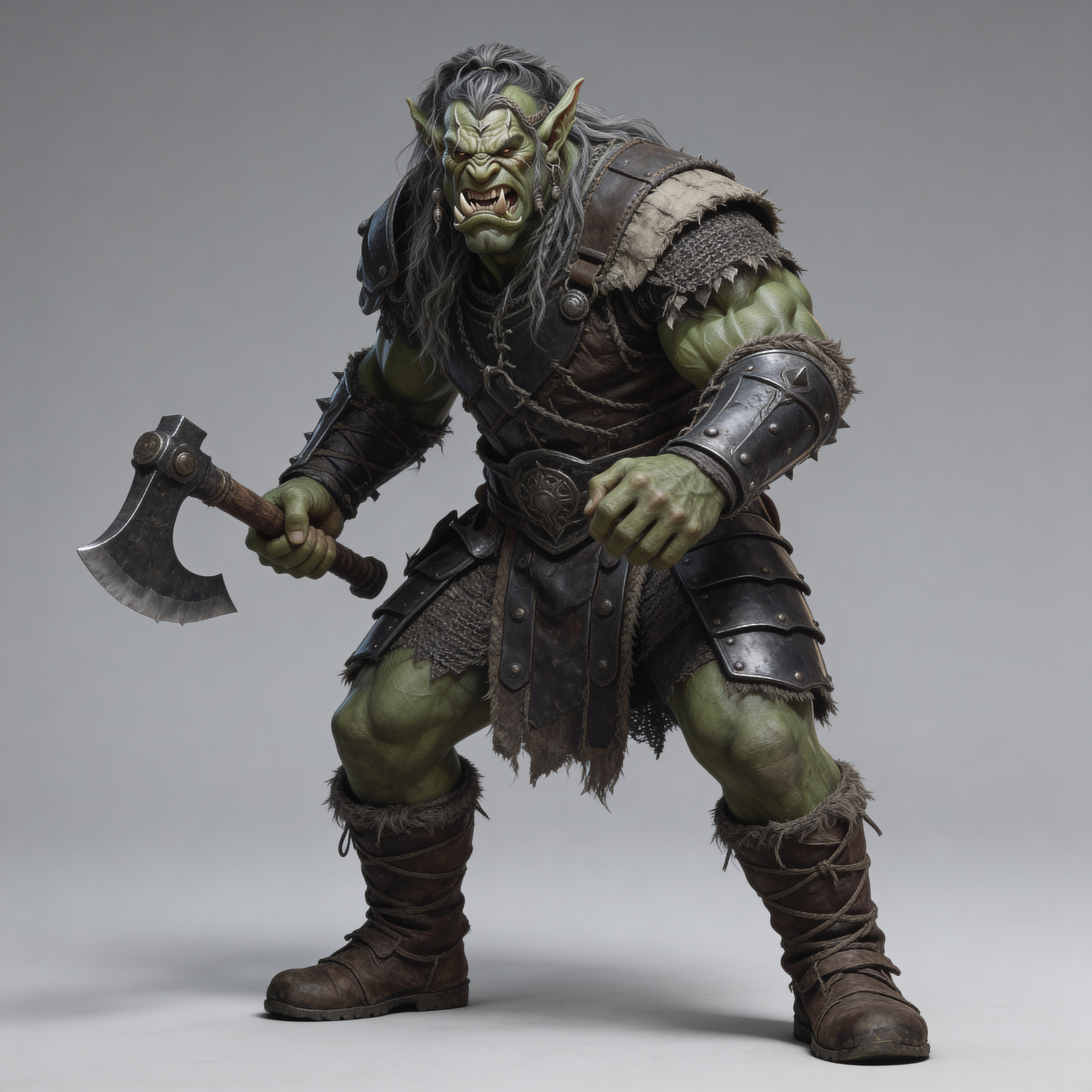 Ork Warrior with Axe 13