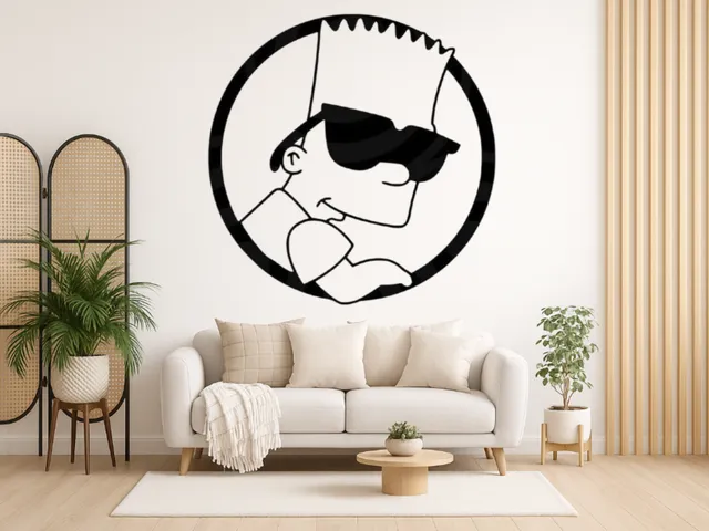 WallArt - Bart Simpson