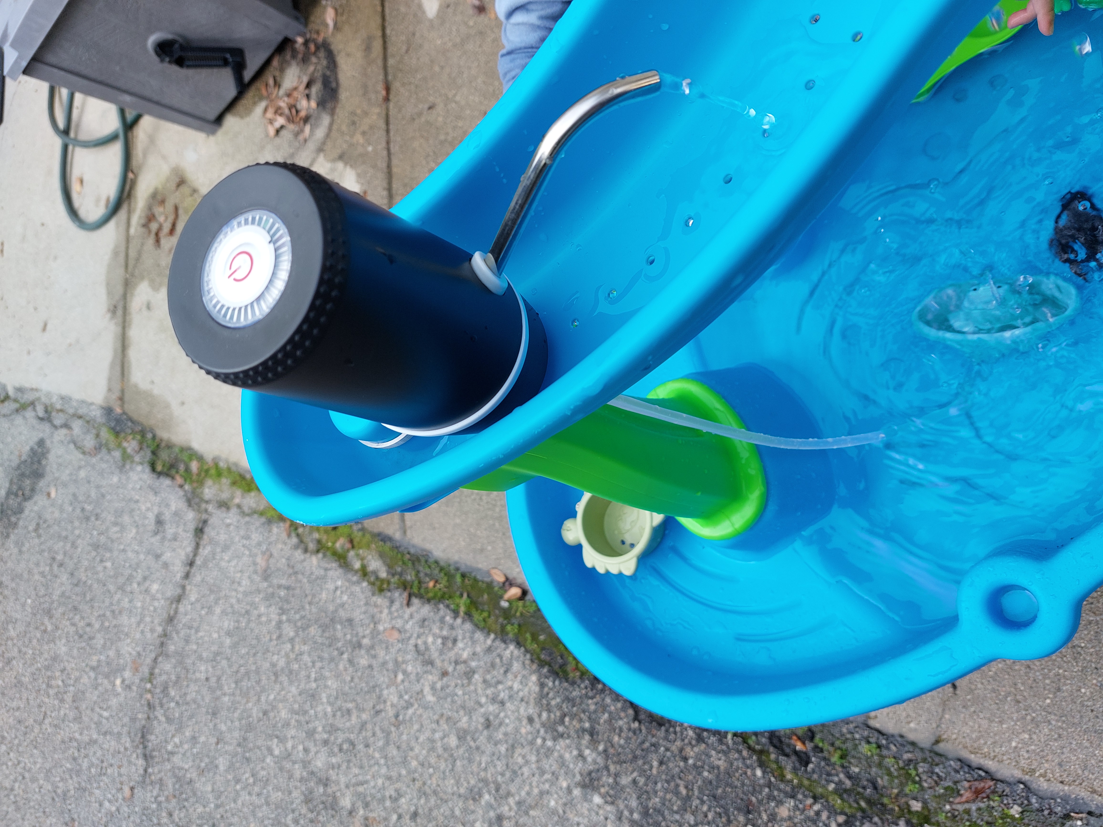 Water table pump mount