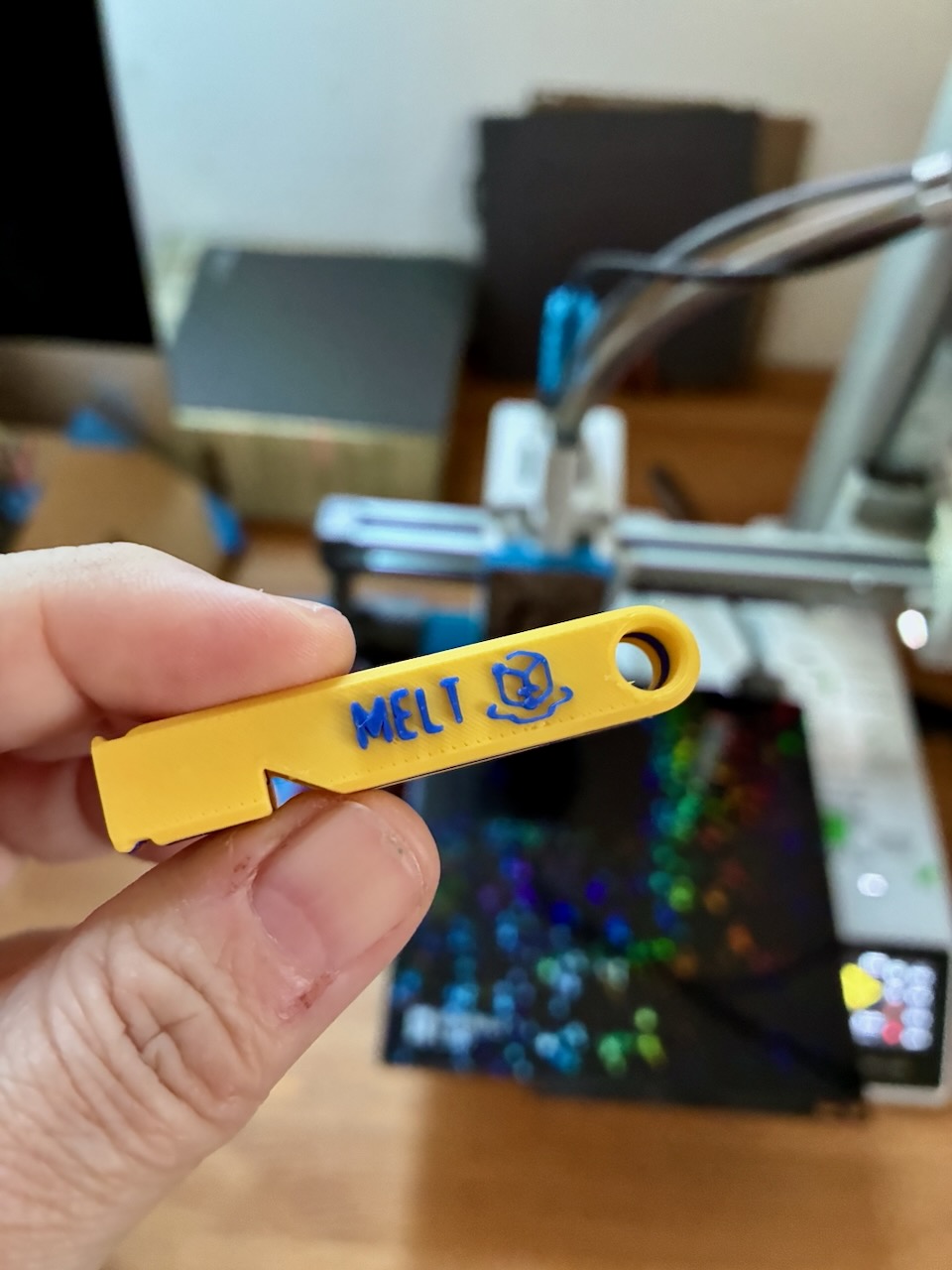Safety whistle for icy weather