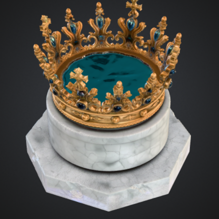 Royal Crown Display – Ornate Medieval Crown by BelBuilds | Download ...
