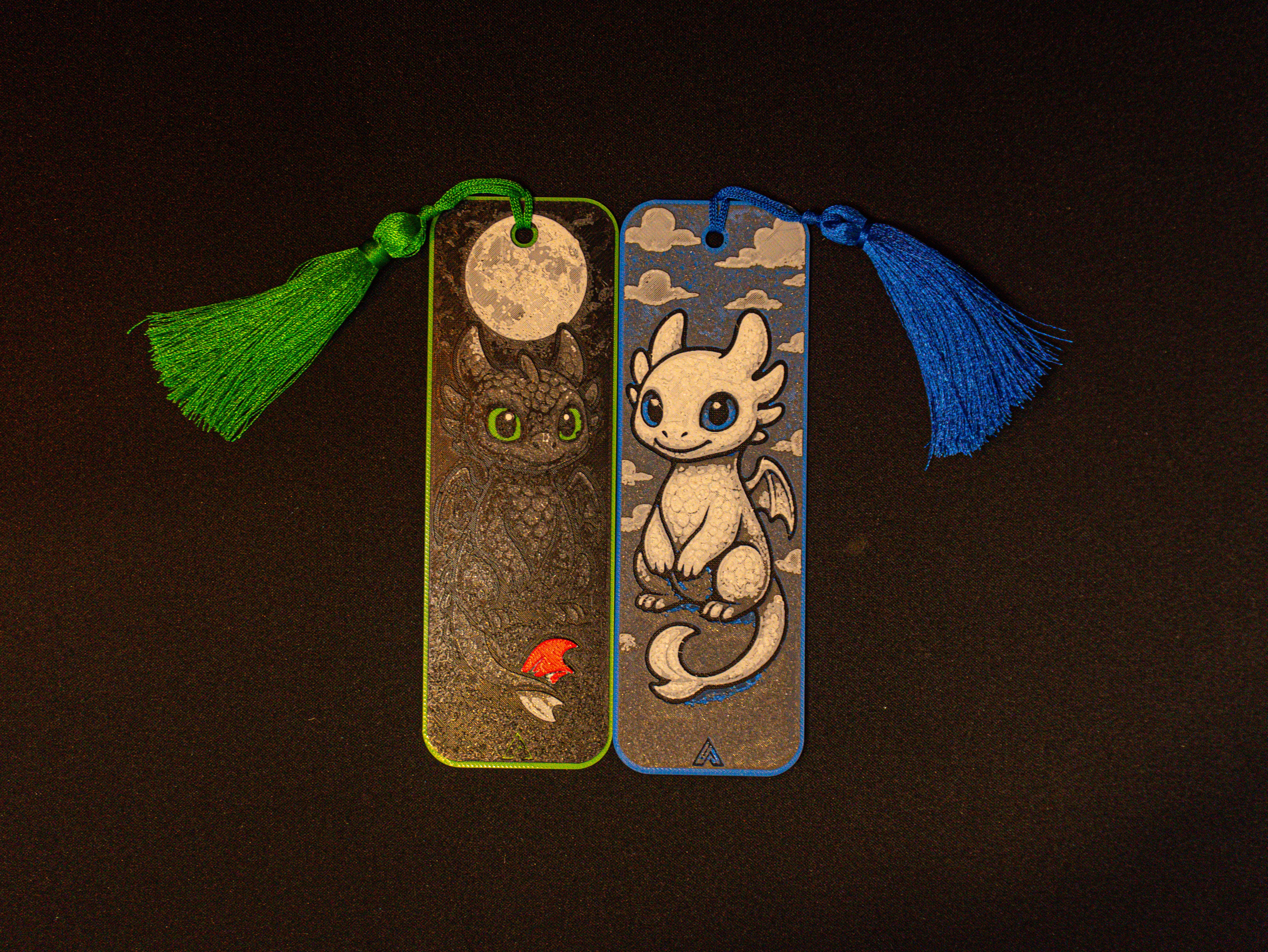 Miniatura 5 do modelo 3D Toothless Dragon - Hueforge Bookmark