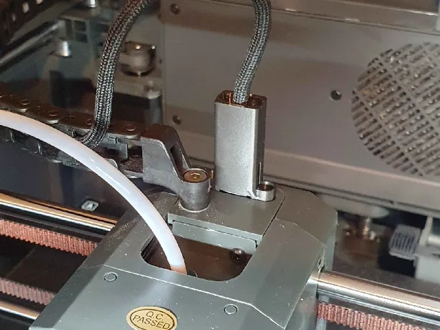Centauri Carbon hotend USB-C CANbus cable mount
