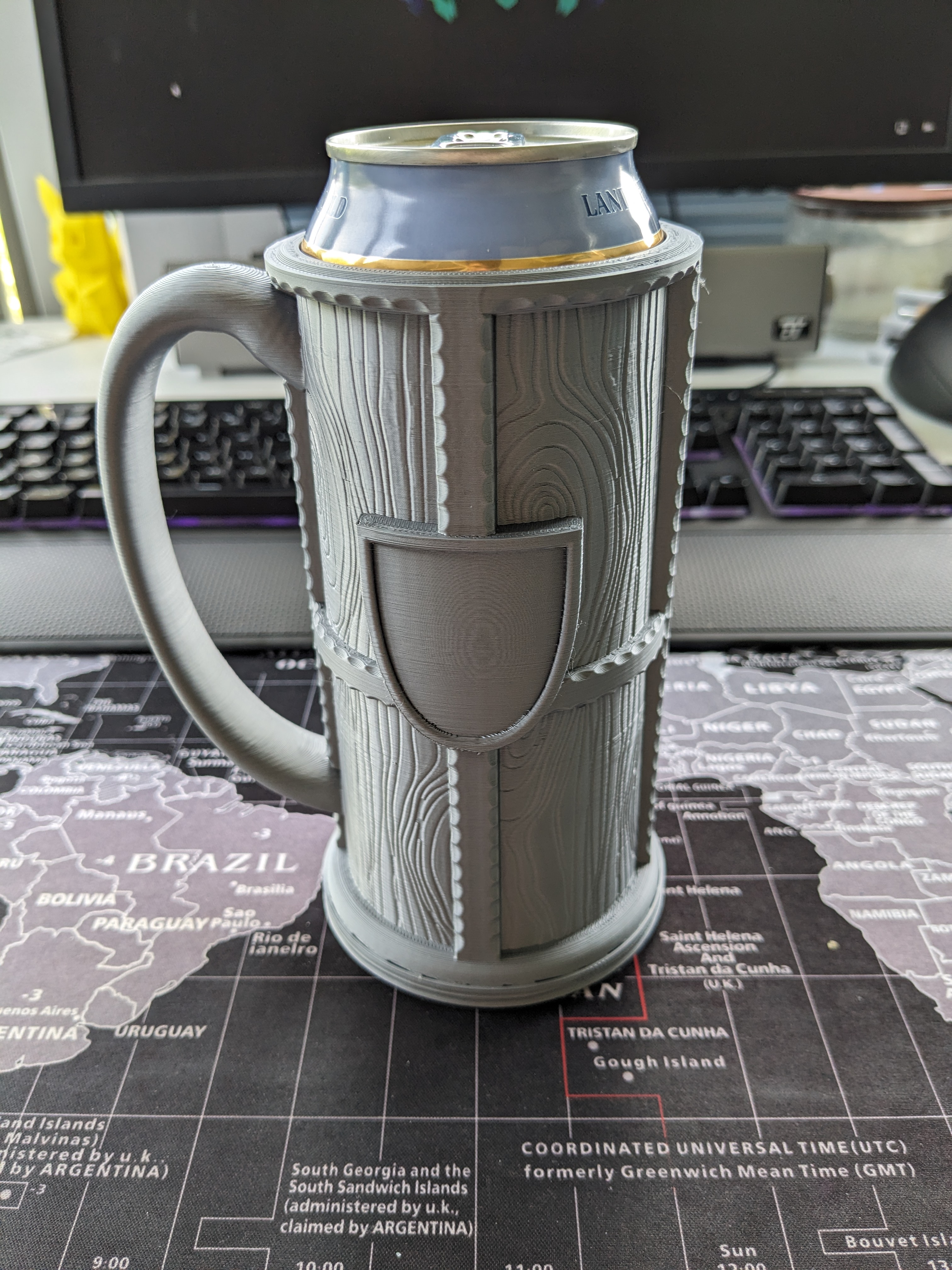 0.33 liter Jug beer can holder, without lid 3D model thumbnail