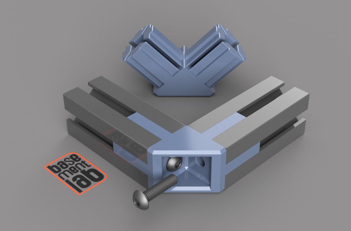 2020 2-Way 90° Corner Profile Connector