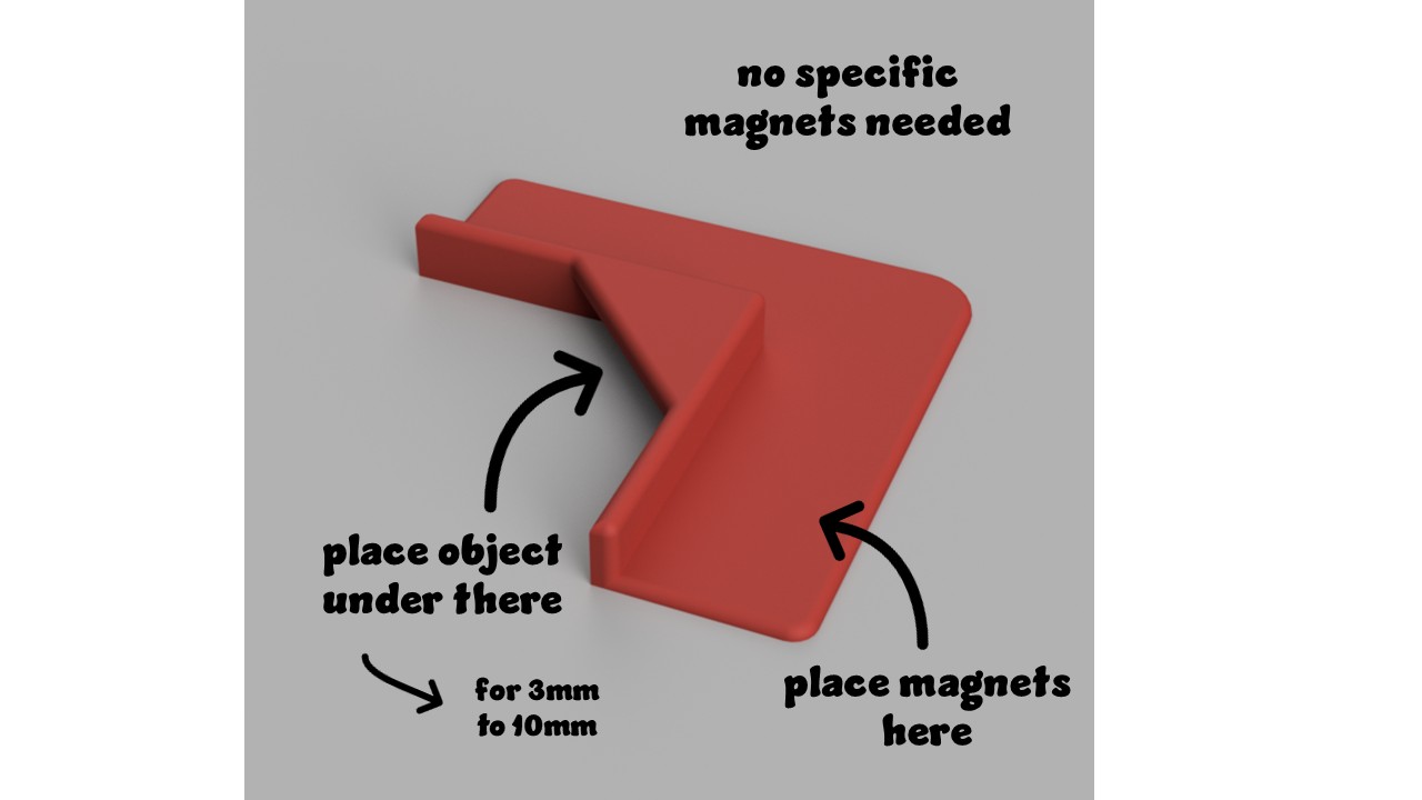 Corner Magnet Pad for Lasercutters