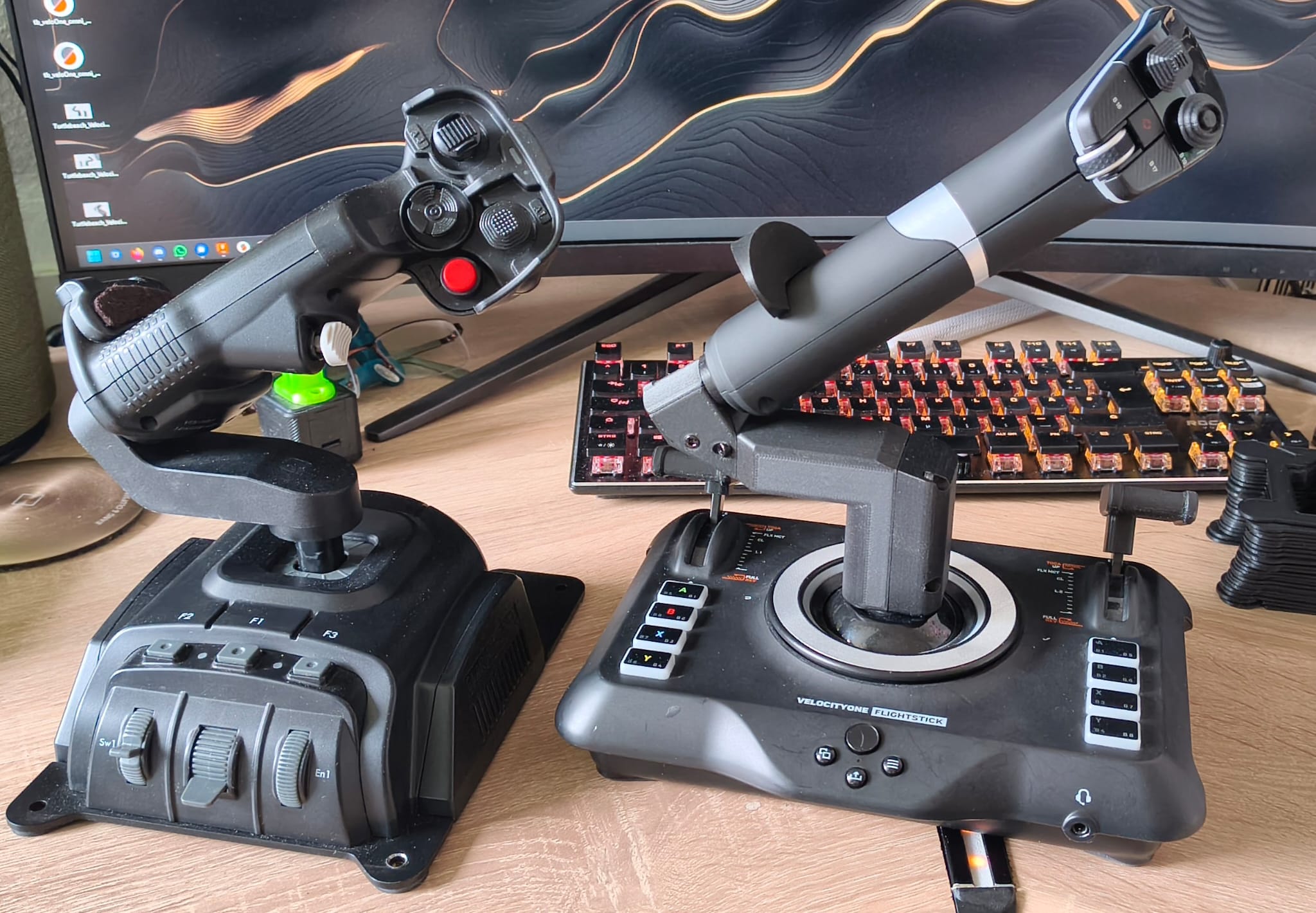 Turtlebeach Velocityone Flightstick - Omnithrottle HOSAS Mod