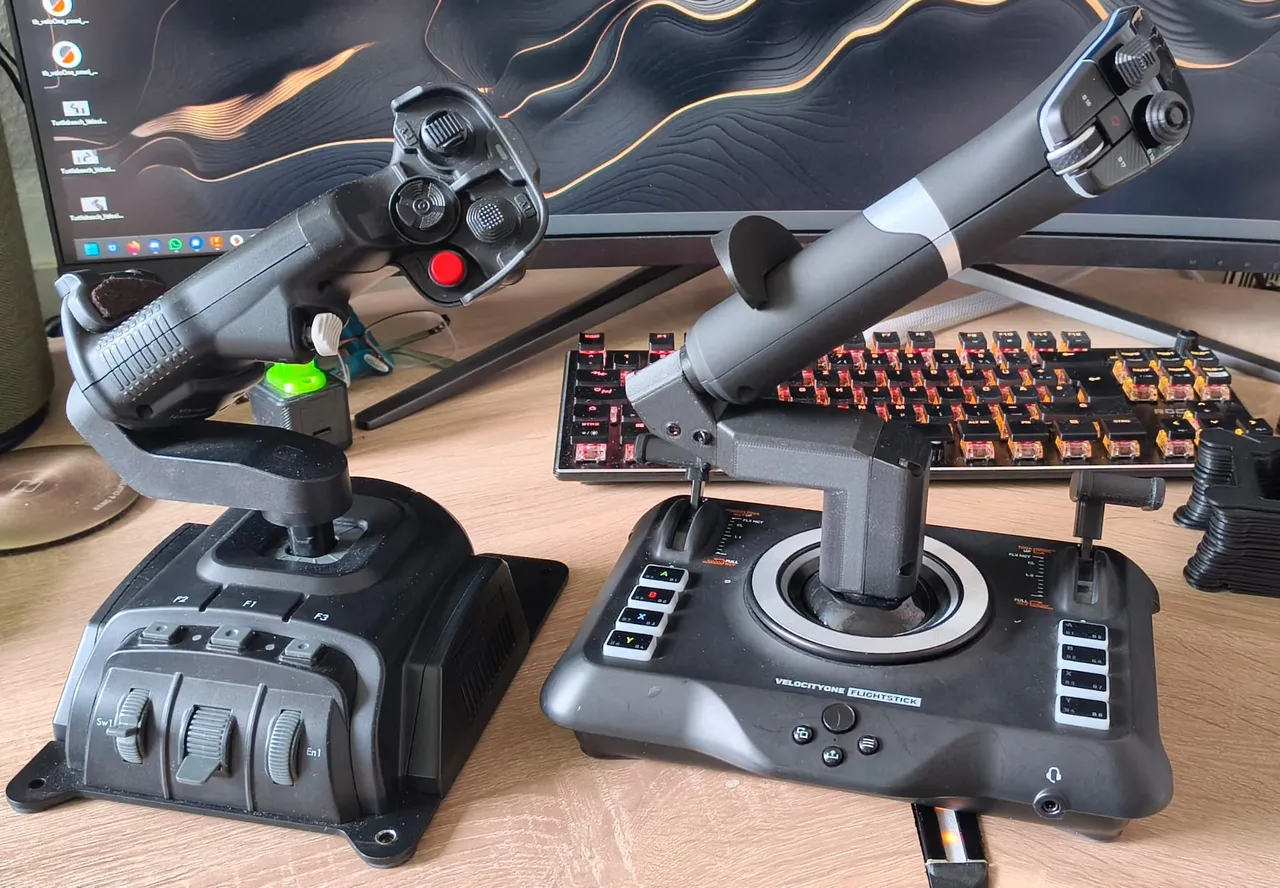 Turtlebeach Velocityone Flightstick - Omnithrottle HOSAS Mod by