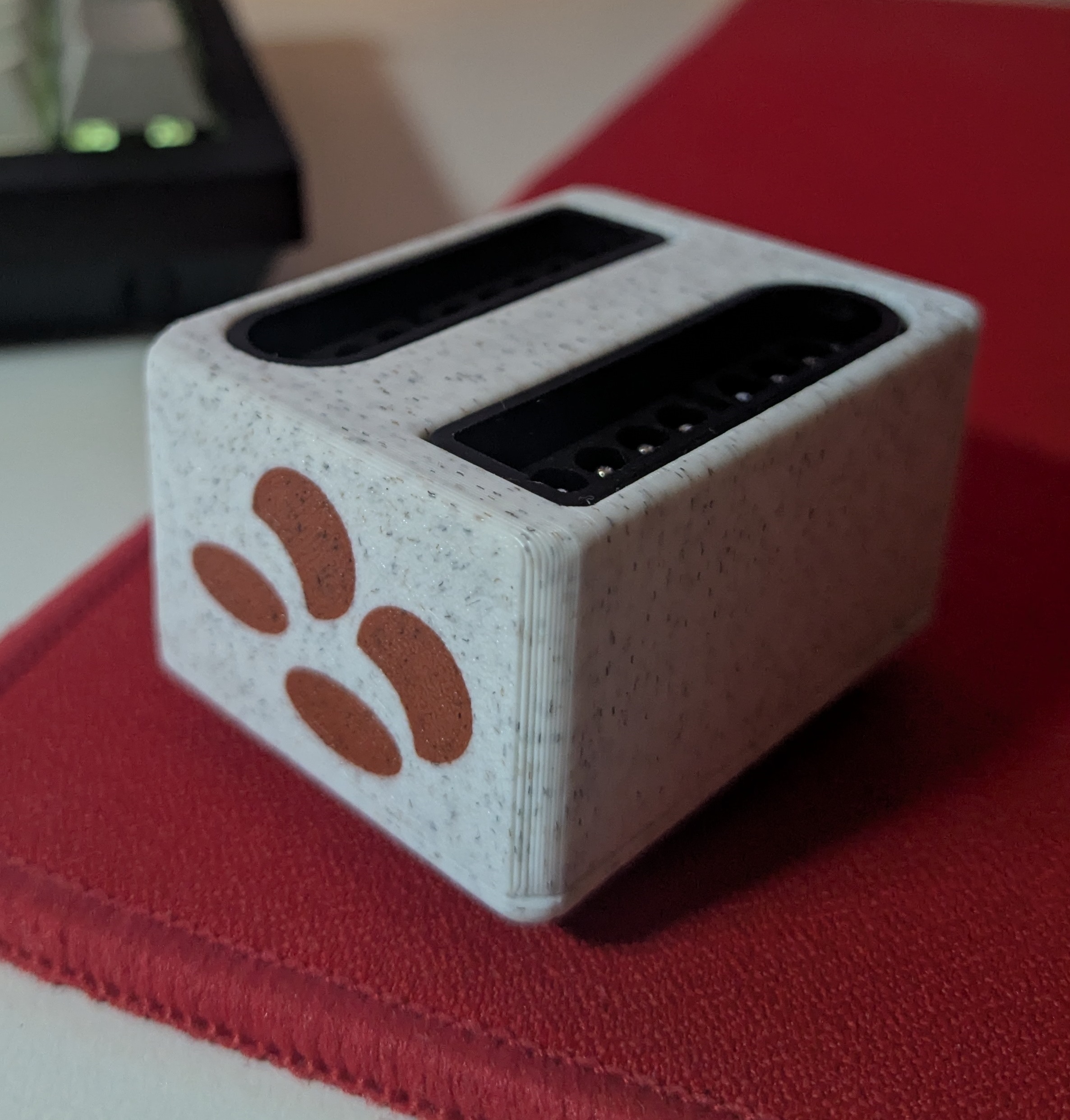 MiSTer FPGA SNES 2-Player SNAC Adapter Shell with logo