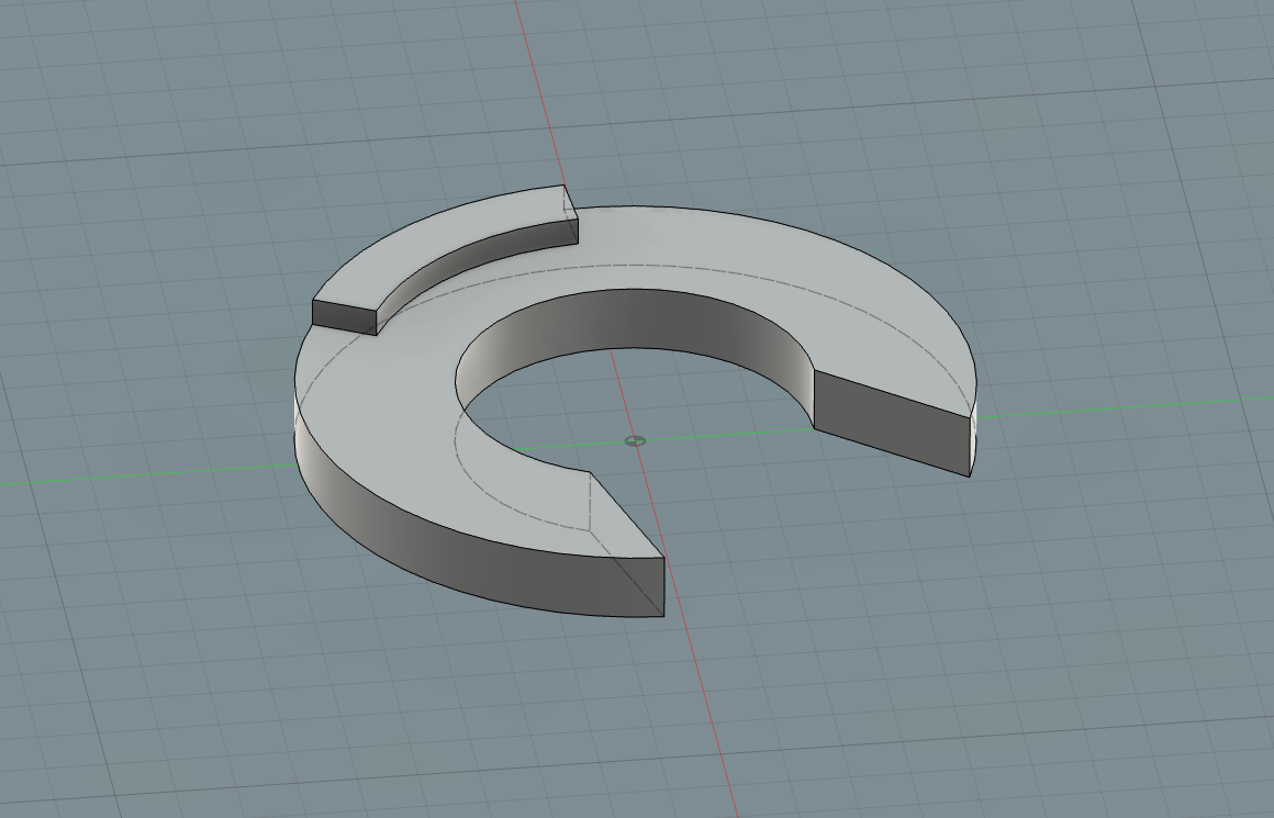 Washer for Brompton T-Line Hinge Clamp 3D model