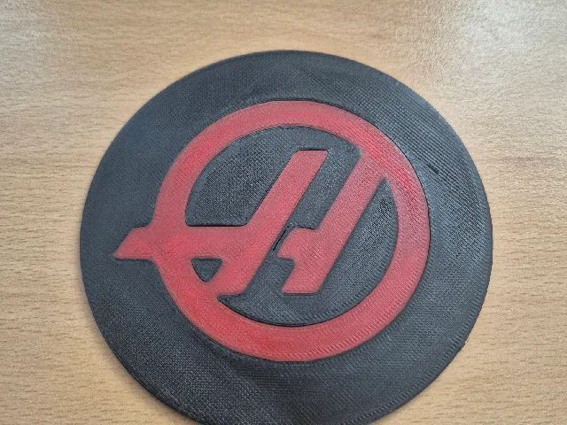 Coaster of the F1 team Haas