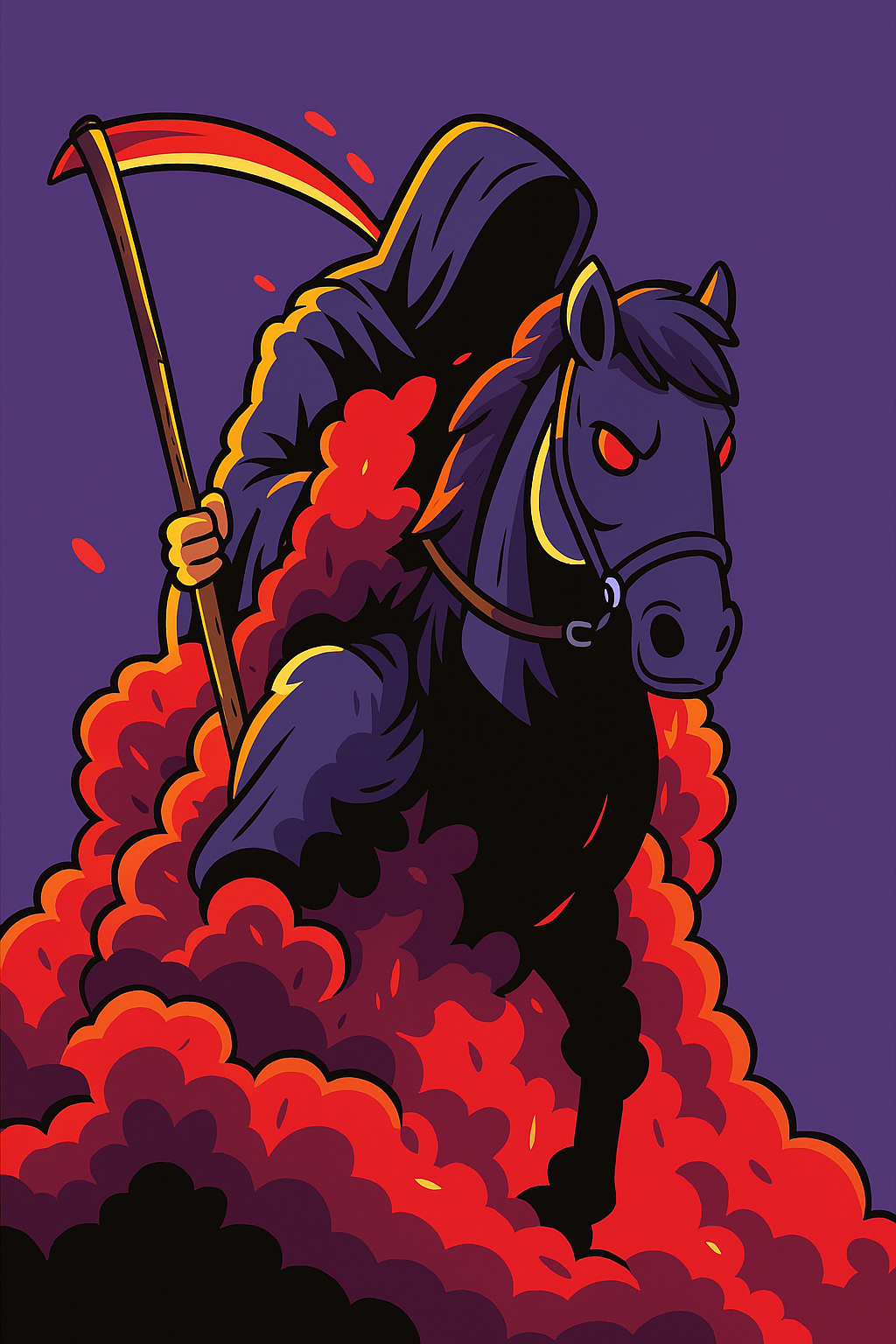 Infernal Rider HueForge