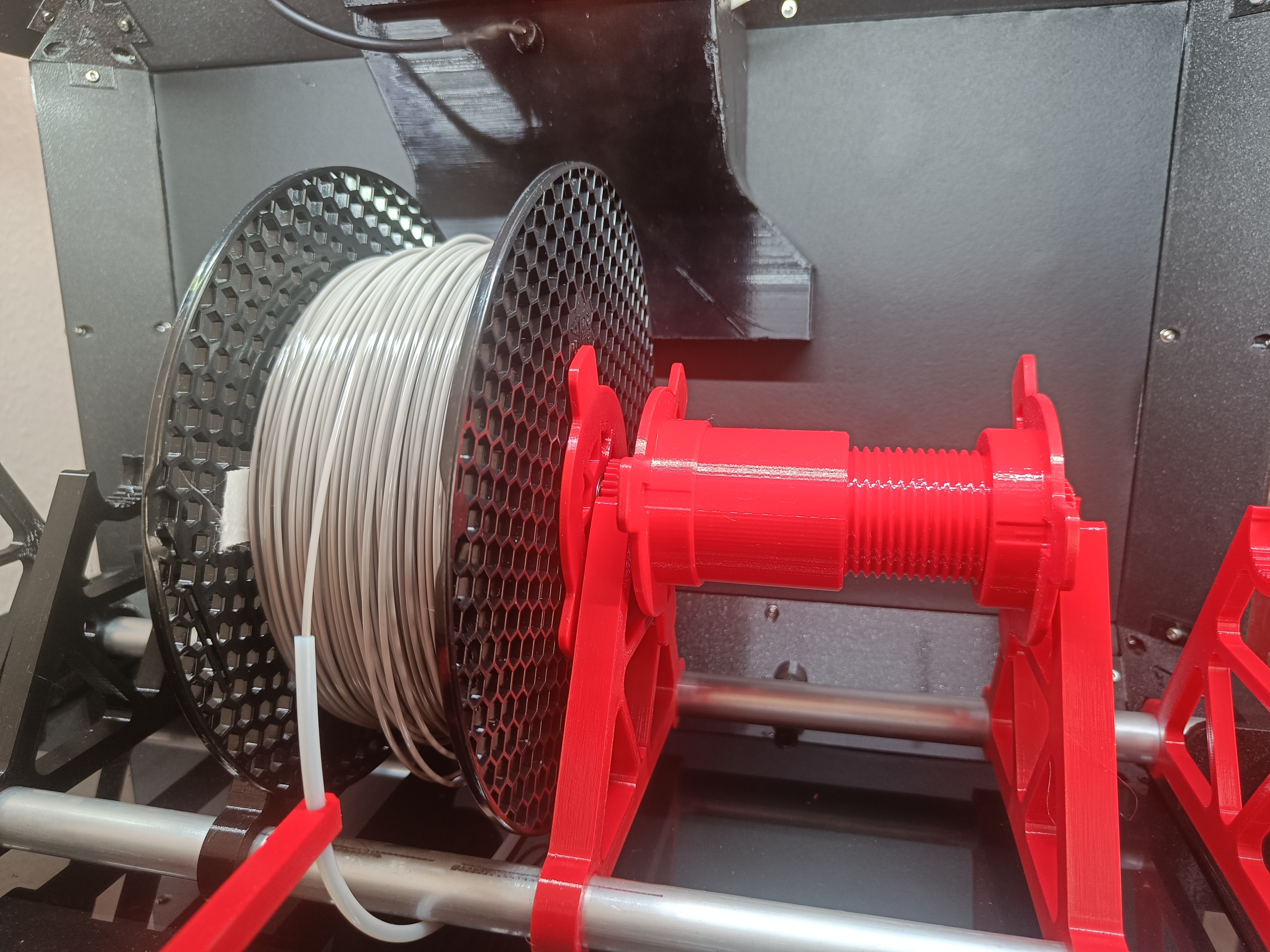 Adjustable-width Compact Spool Auto Rewinder for MMU (Metal Spring, Sliding Clutch, for Drybox) — miniatura 3
