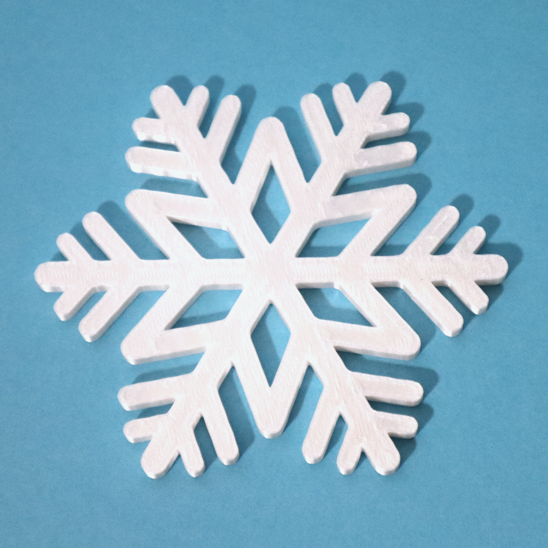 Miniatura 3 do modelo 3D Snowflake coaster