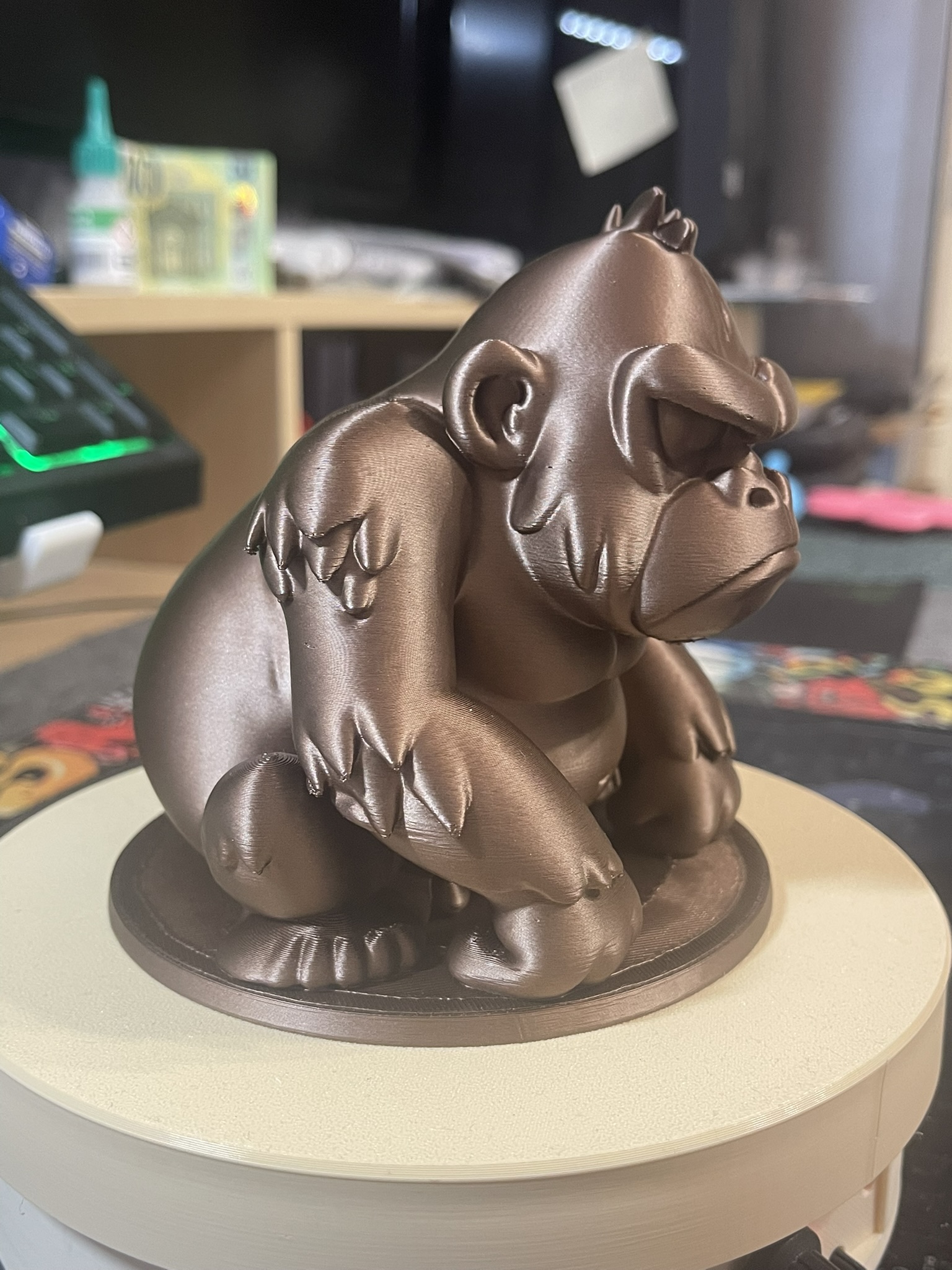 Miniatura 6 do modelo 3D Grumpy Gorilla - 2 sizes