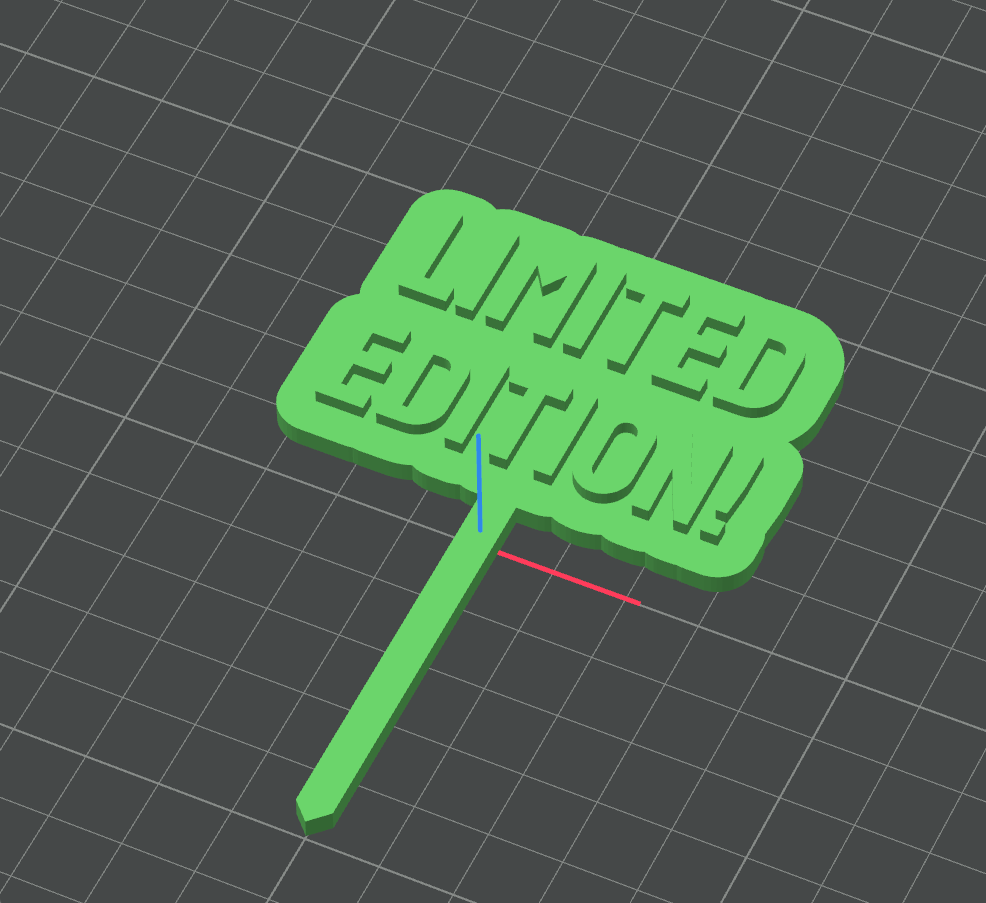 Limited Edition Pin 3D model