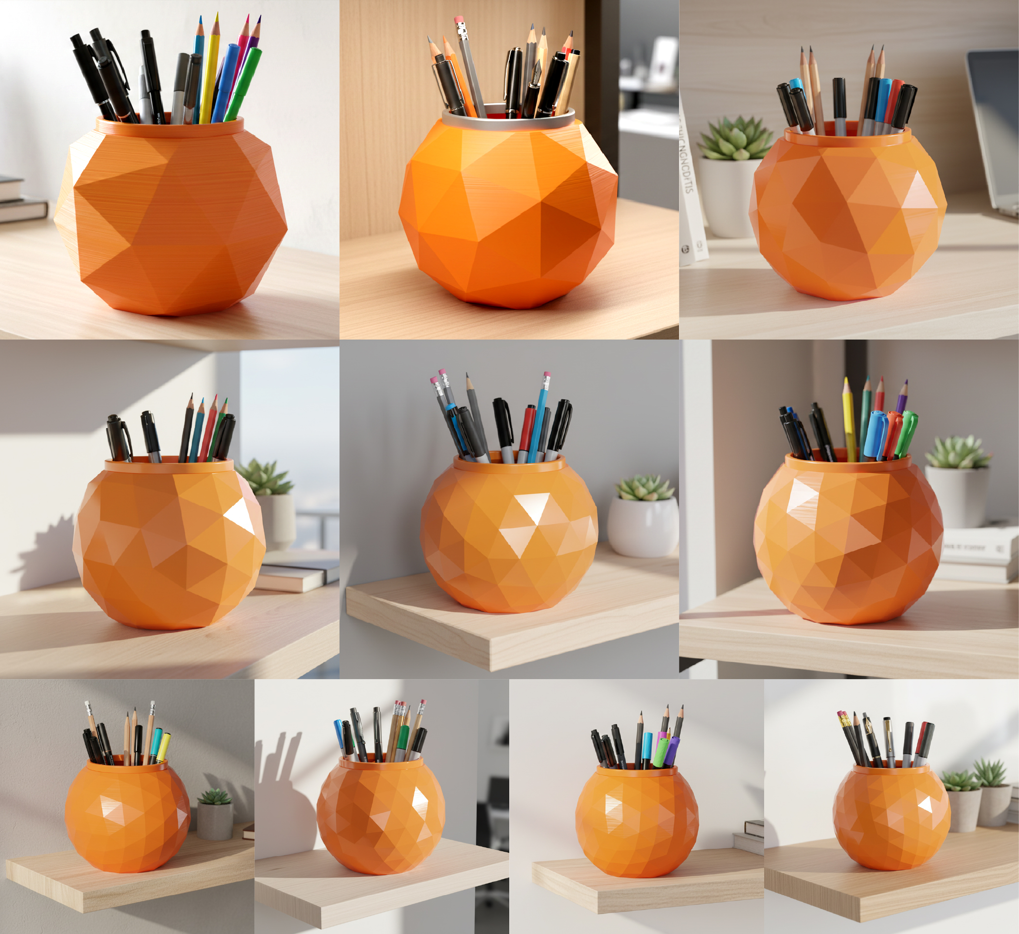 Geodesic Dome Sphere Containers X10 PACK