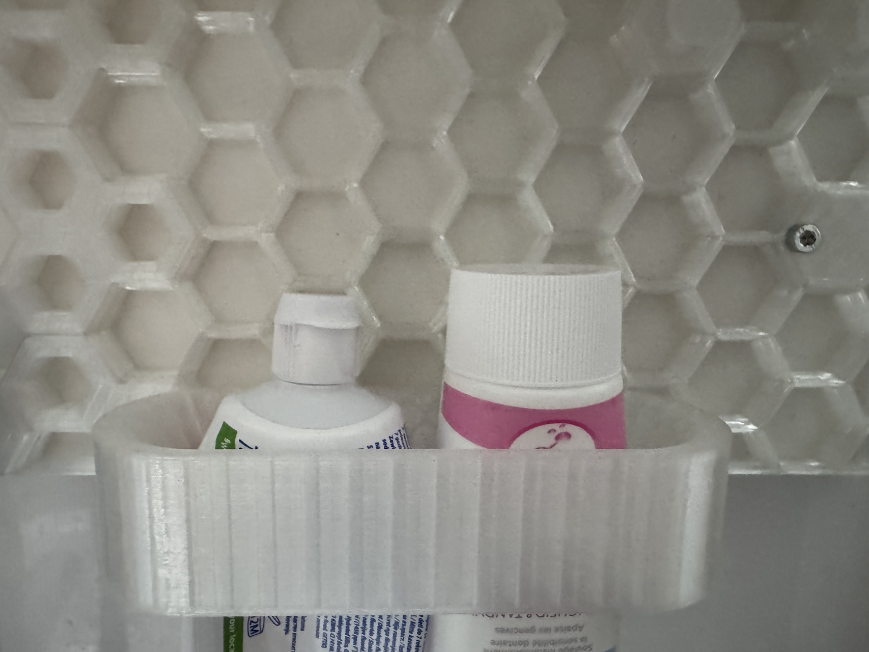 Toothpaste Holder for Honeycomb Wall Storage