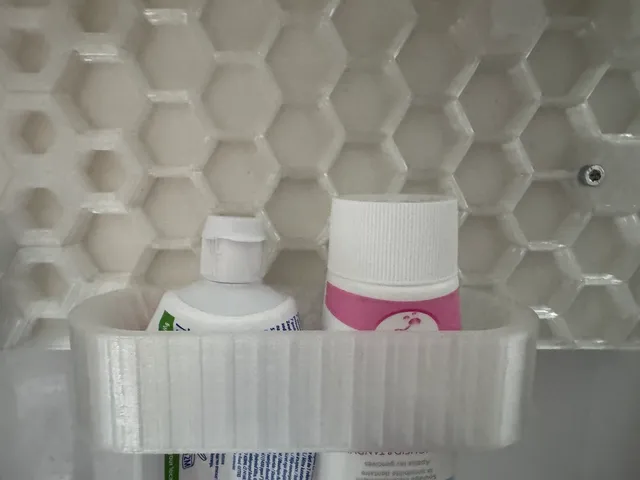 Toothpaste Holder for Honeycomb Wall Storage