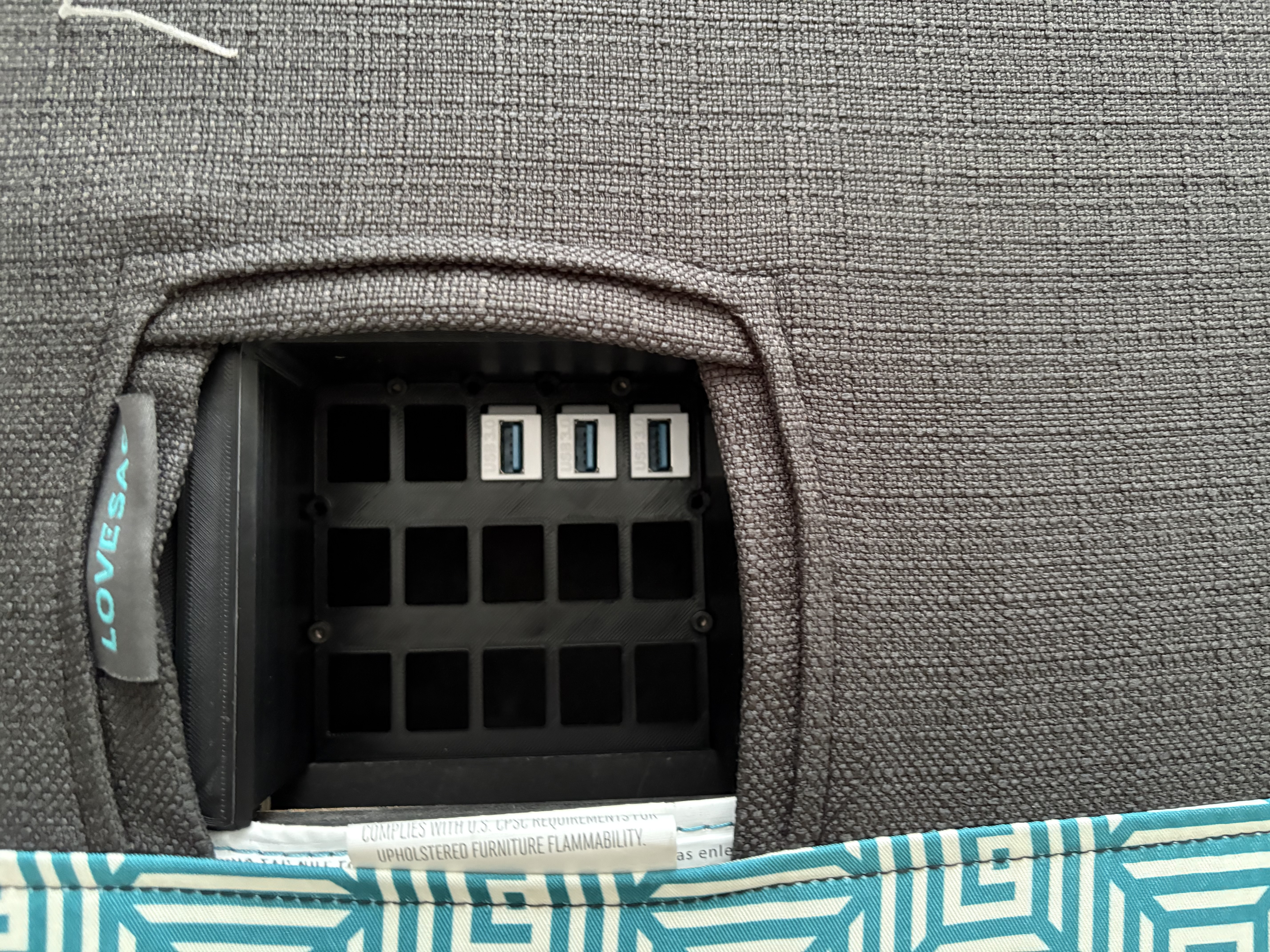 Lovesac Power Hub / Keystone Panel