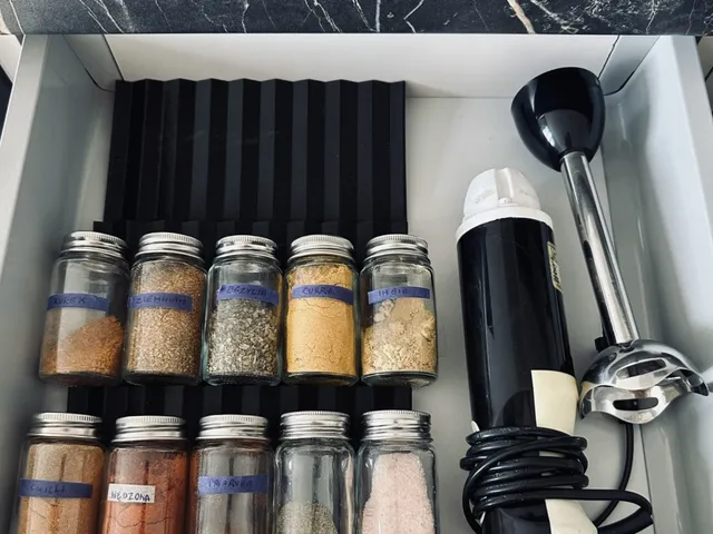 Drawer Organizer Insert for Spice Jars – 189 × 102 mm