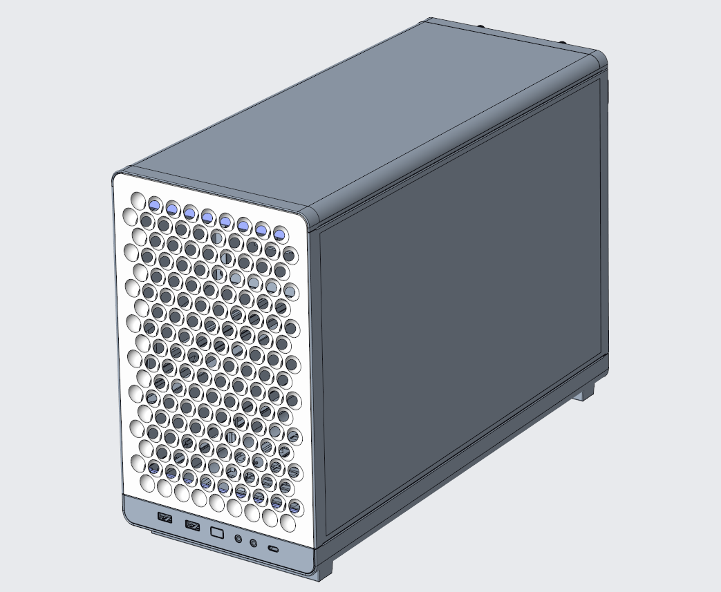 Lian Li A3 Mac Pro Front Panel