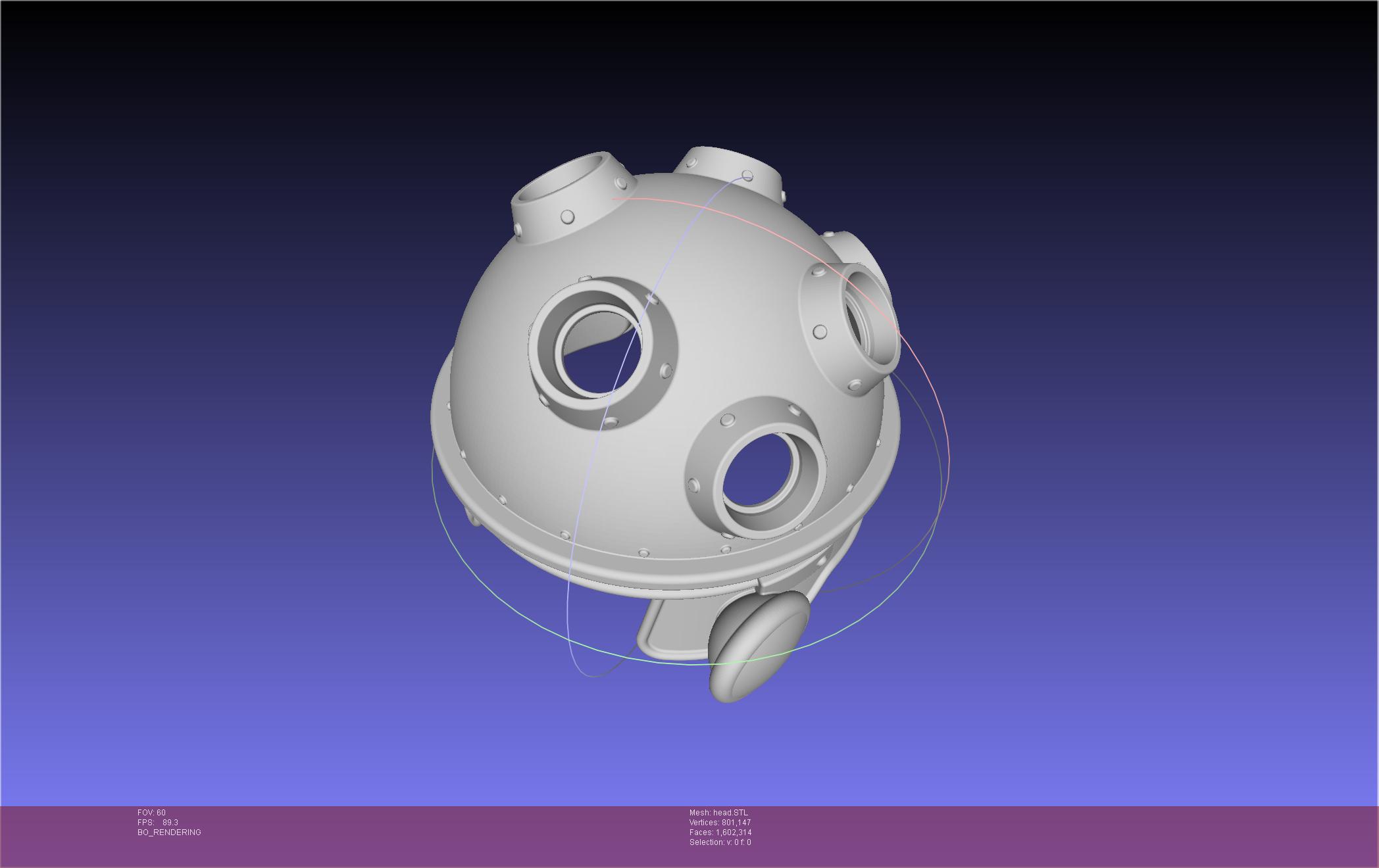 Ultrakill Gutterman Helmet — miniatura 5