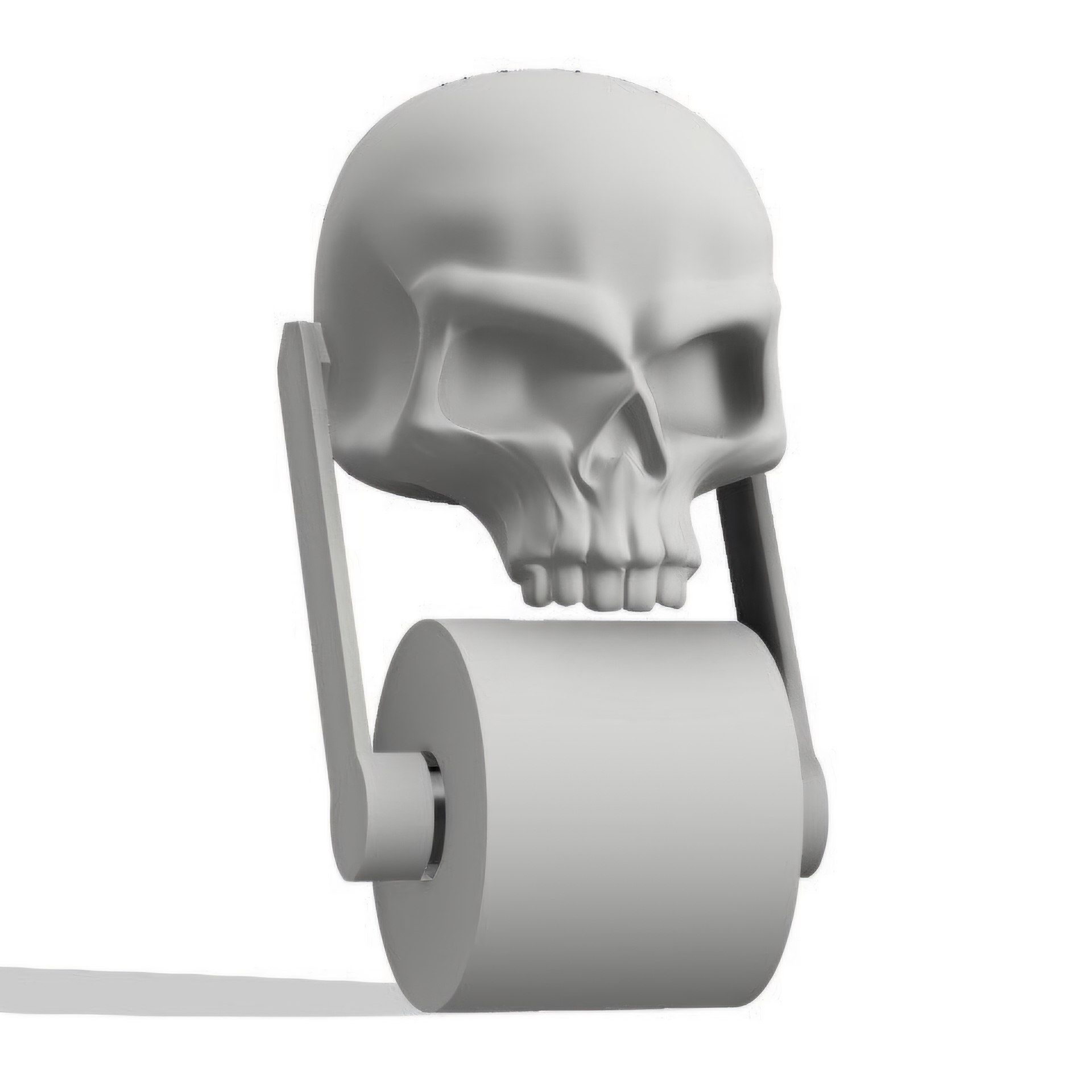 Skull Toilet Paper Holder