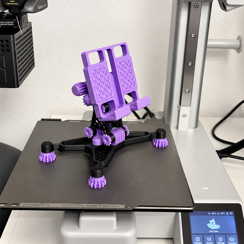 Mechanical Gear Phone Holder | Phone Stand by Nasik | Download free STL ...