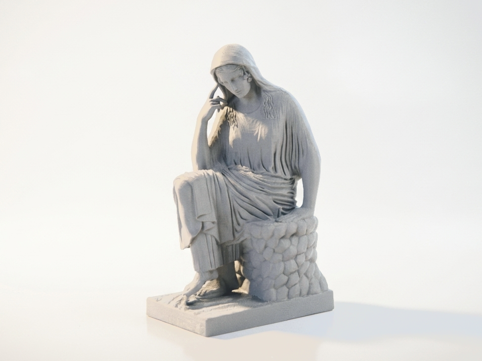 Classic Penelope Statue Museum Sculpture 3D Printable