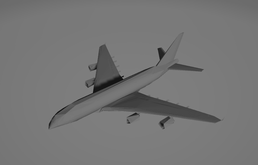 Low Poly Airbus A380 (Needs Supports)