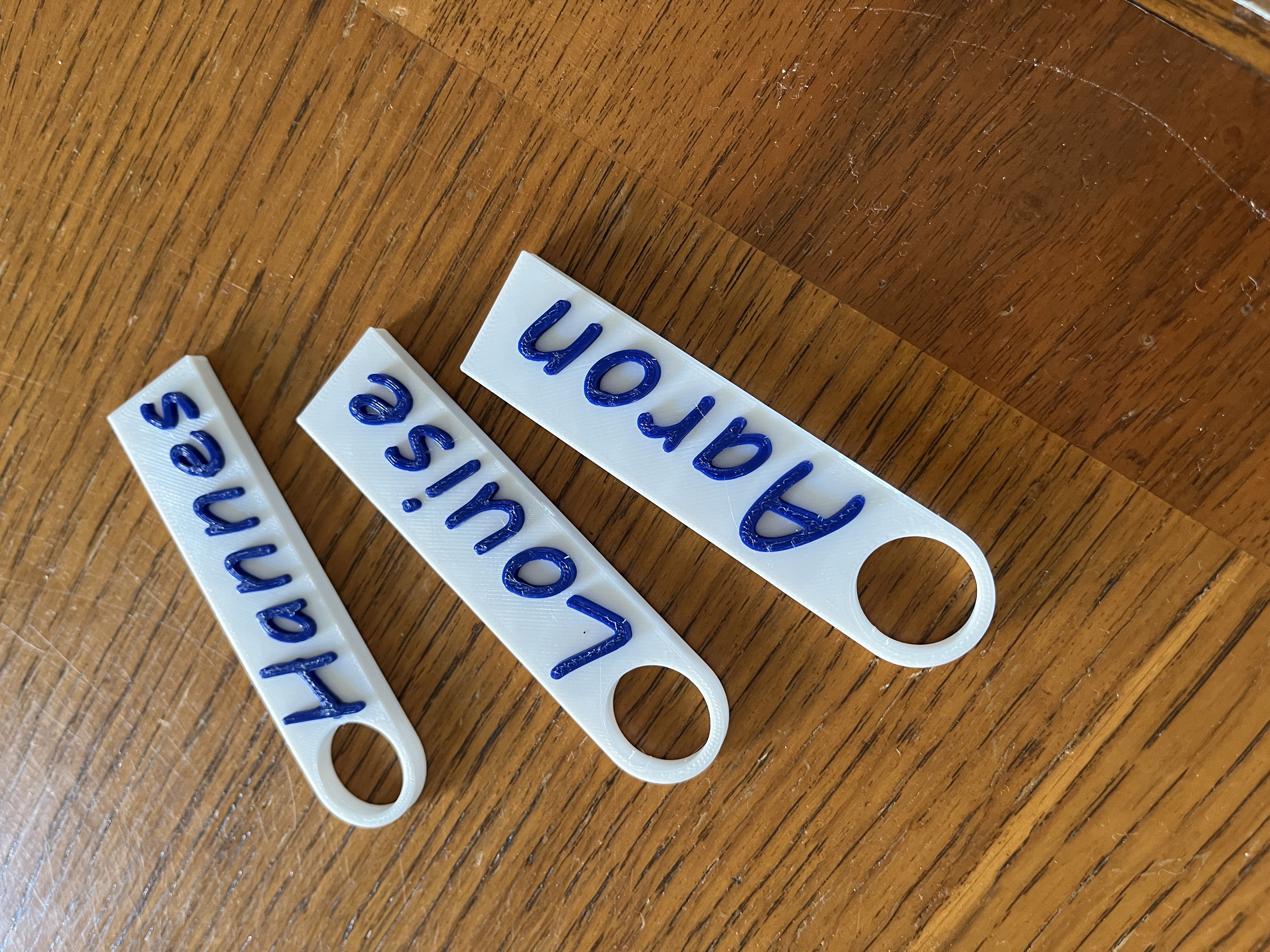 Name tag / plate [ Hannes | Nora ... and others ] for Backpack
