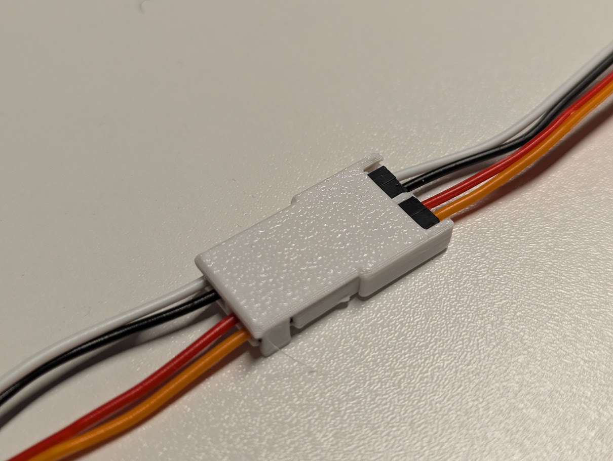 Dupont Cable Connector 2x2 Plug /Dupontkabel-Verbinder 2x2 Stecker